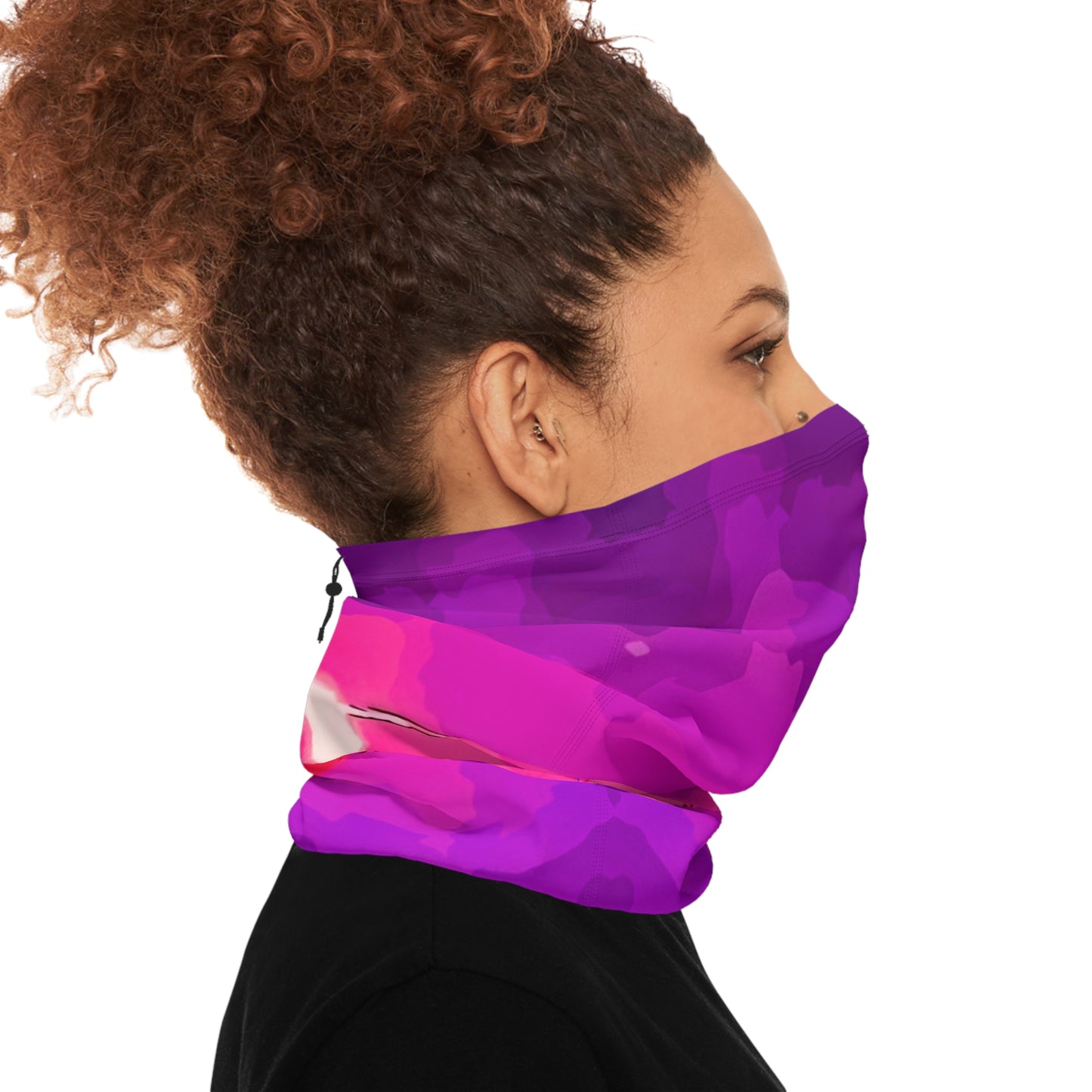 Custom Unisex Adult Winter Neck Gaiter With Drawstring From The Sunset Series At Intriguing Vistas