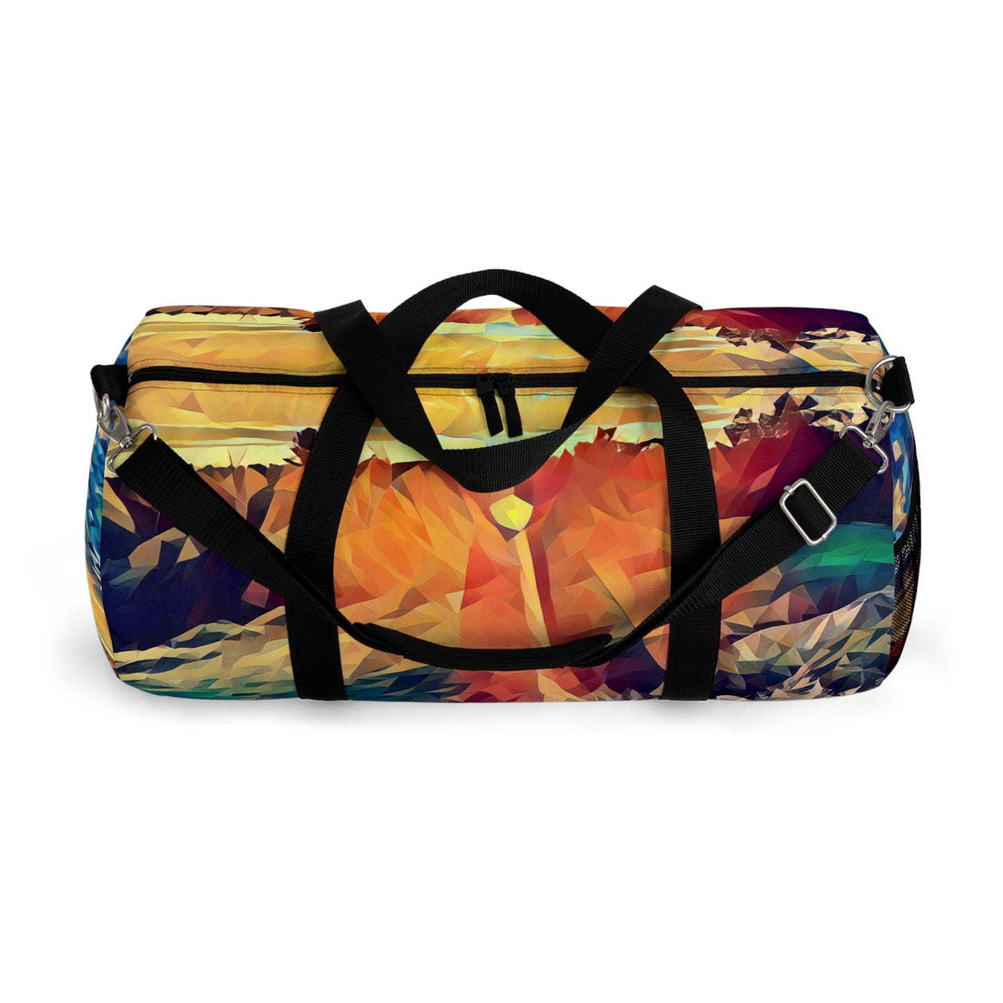 Custom Duffel Bag available in two sizes from the Sunset Series at Intriguing Vistas