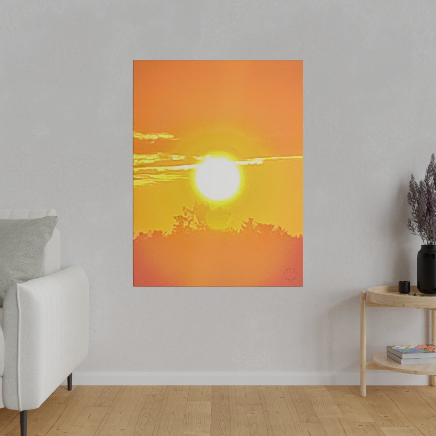 Intriguing Vistas™ Sunset Series Matte Canvas Print in 12 Portrait Sizes!!