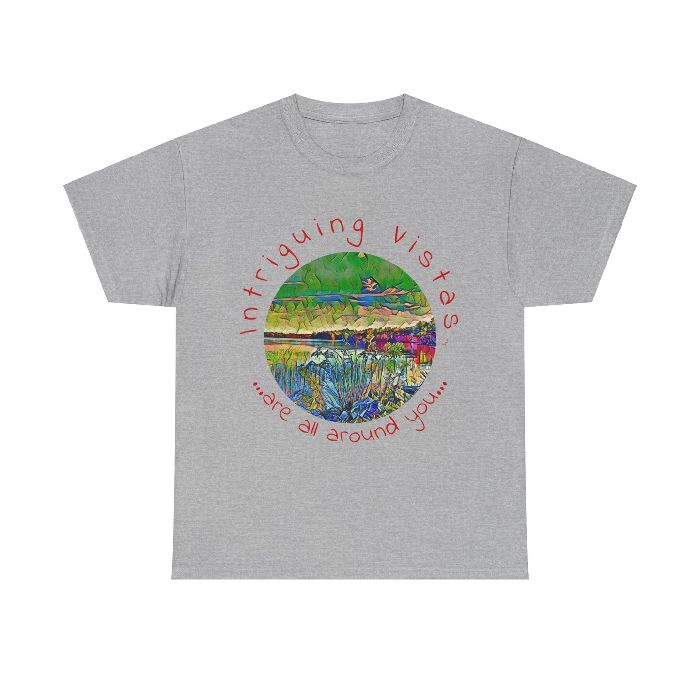 Intriguing Vistas™ Scenery Series Unisex Heavy Cotton Tee