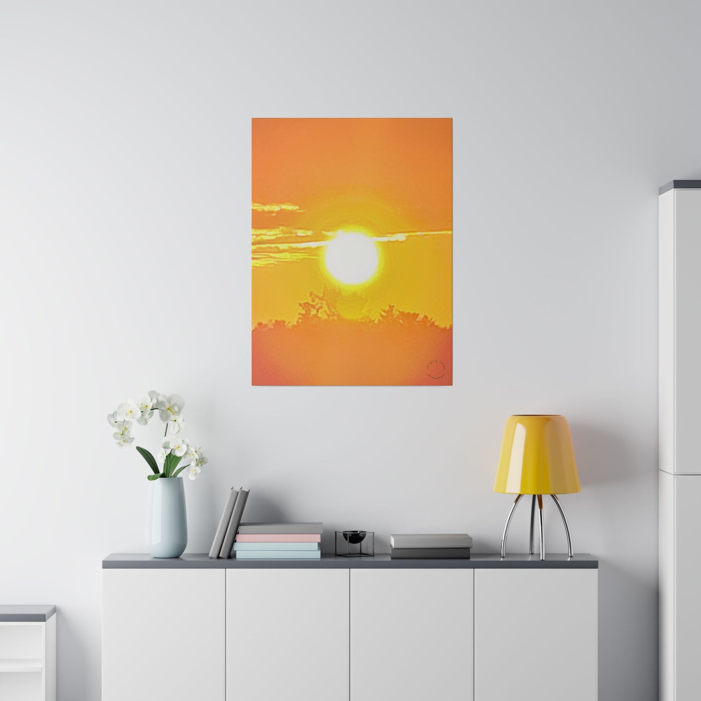 Intriguing Vistas™ Sunset Series Matte Canvas Print in 12 Portrait Sizes!!