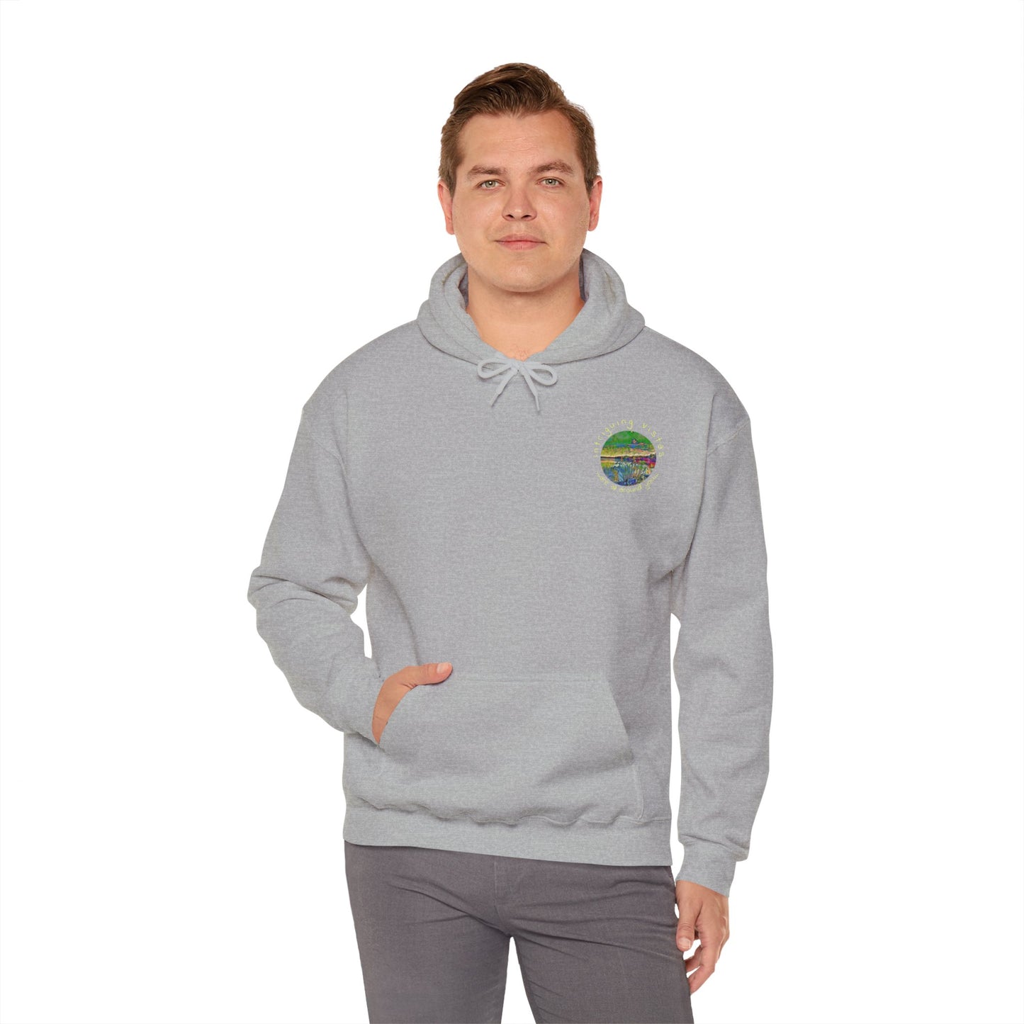 Intriguing Vistas™ Scenery Series Unisex Heavy Blend™ Hooded Sweatshirt