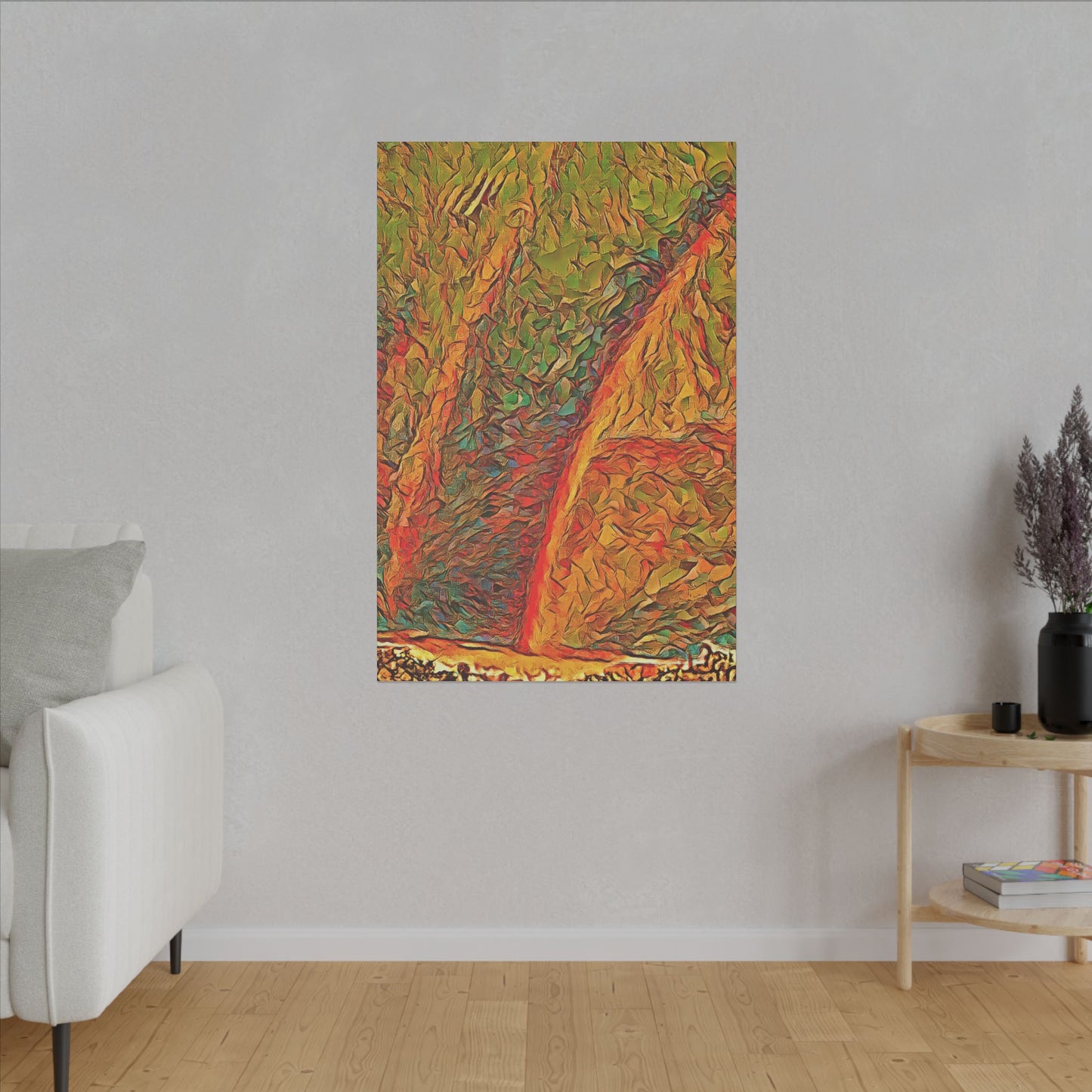 Canvas Print in Multiple Portrait Sizes from the Rainbow Series at Intriguing Vistas