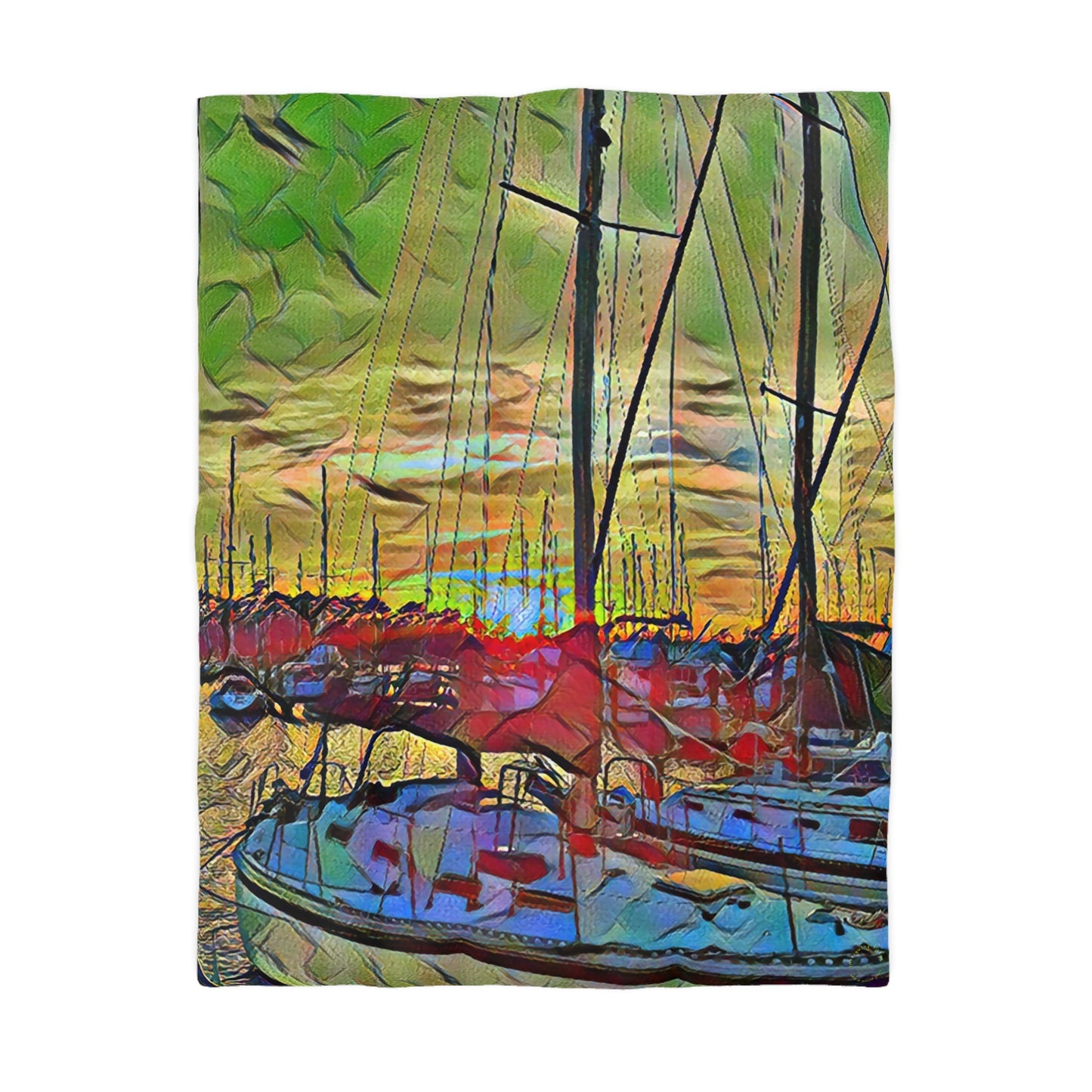 Intriguing Vistas™ Nautical Series Duvet Cover