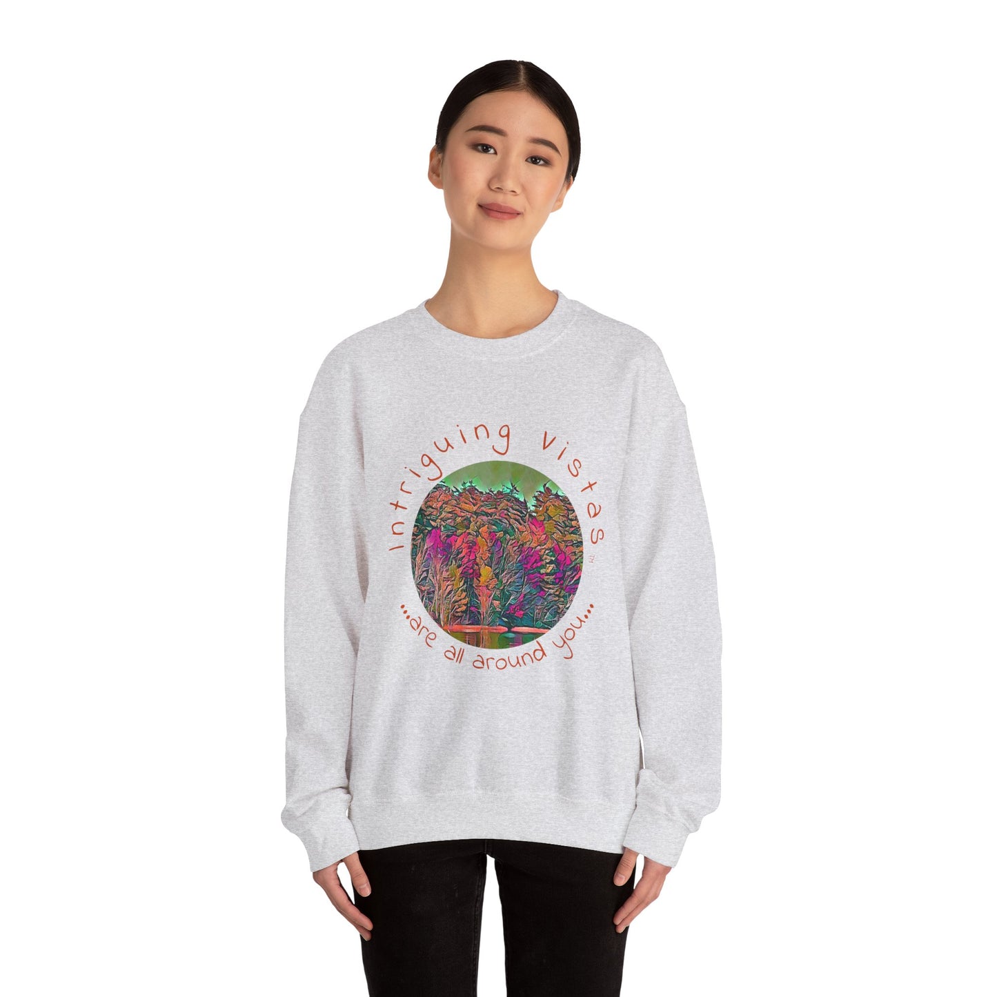 Gildan 18000 Unisex Adult Heavy Blend Crewneck Sweatshirt from the Scenery Series at Intriguing Vistas