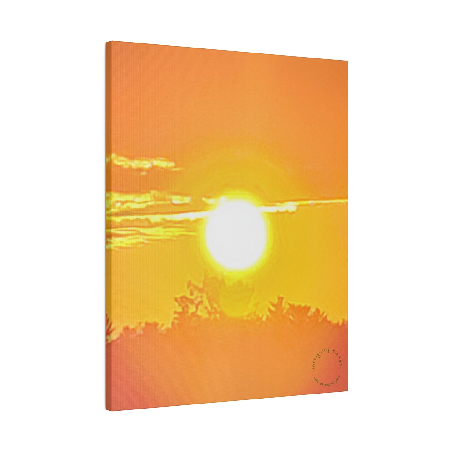 Intriguing Vistas™ Sunset Series Matte Canvas Print in 12 Portrait Sizes!!