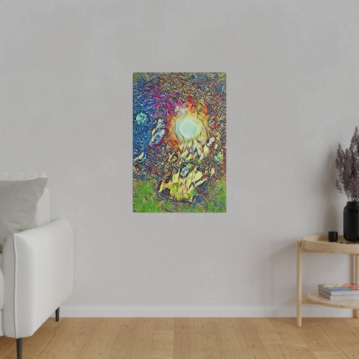 Canvas Art Print in Multiple Portrait Sizes from the Night Sky Series at Intriguing Vistas