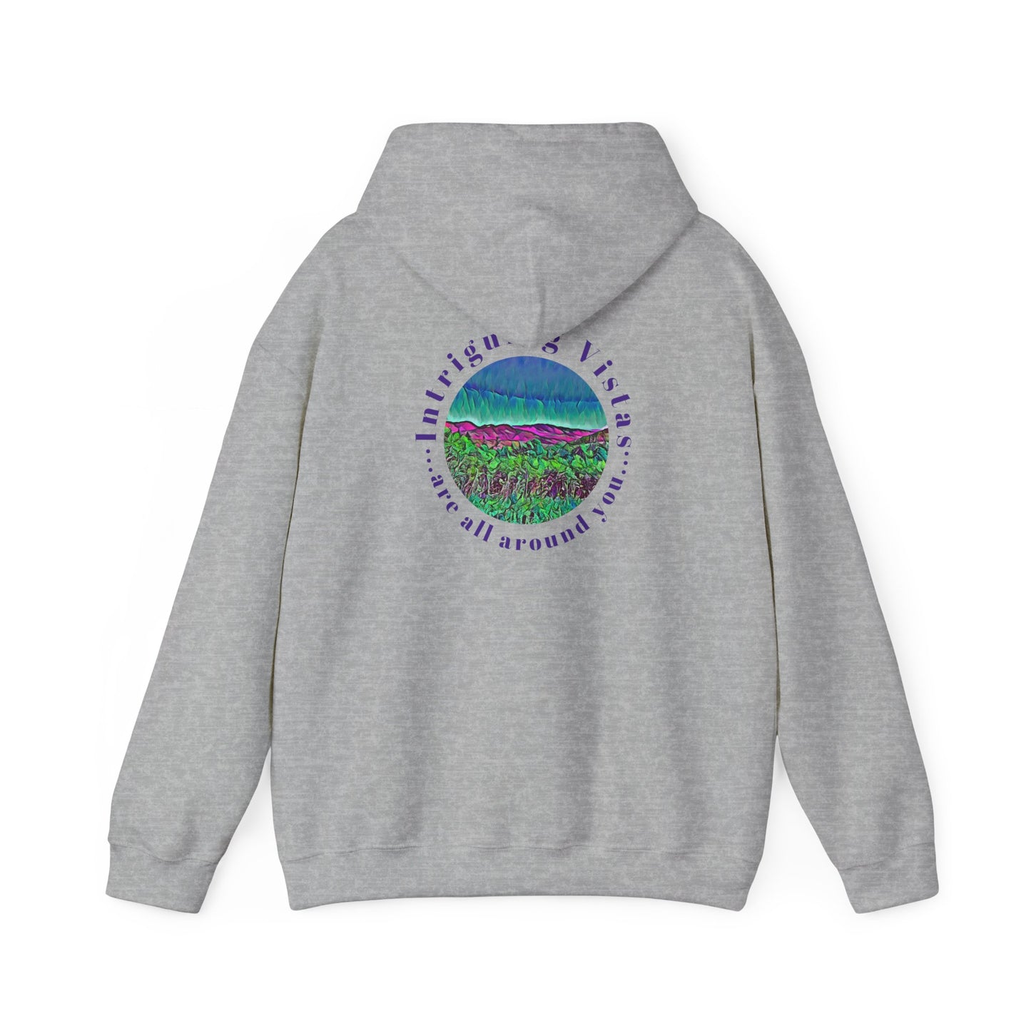 Gildan 18500 Unisex Adult Heavy Blend Crewneck Hooded Sweatshirt from the Scenery Series at Intriguing Vistas