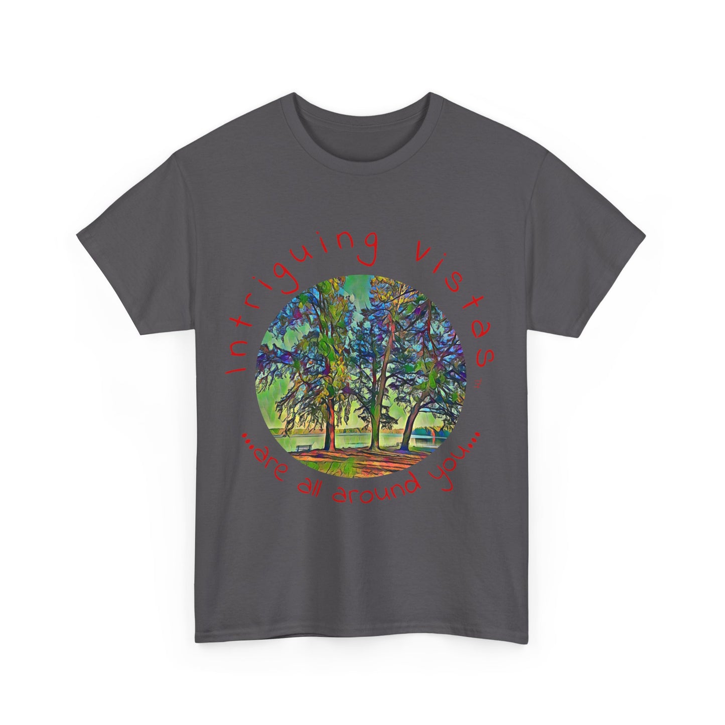 Intriguing Vistas™ Scenery Series Unisex Heavy Cotton Tee