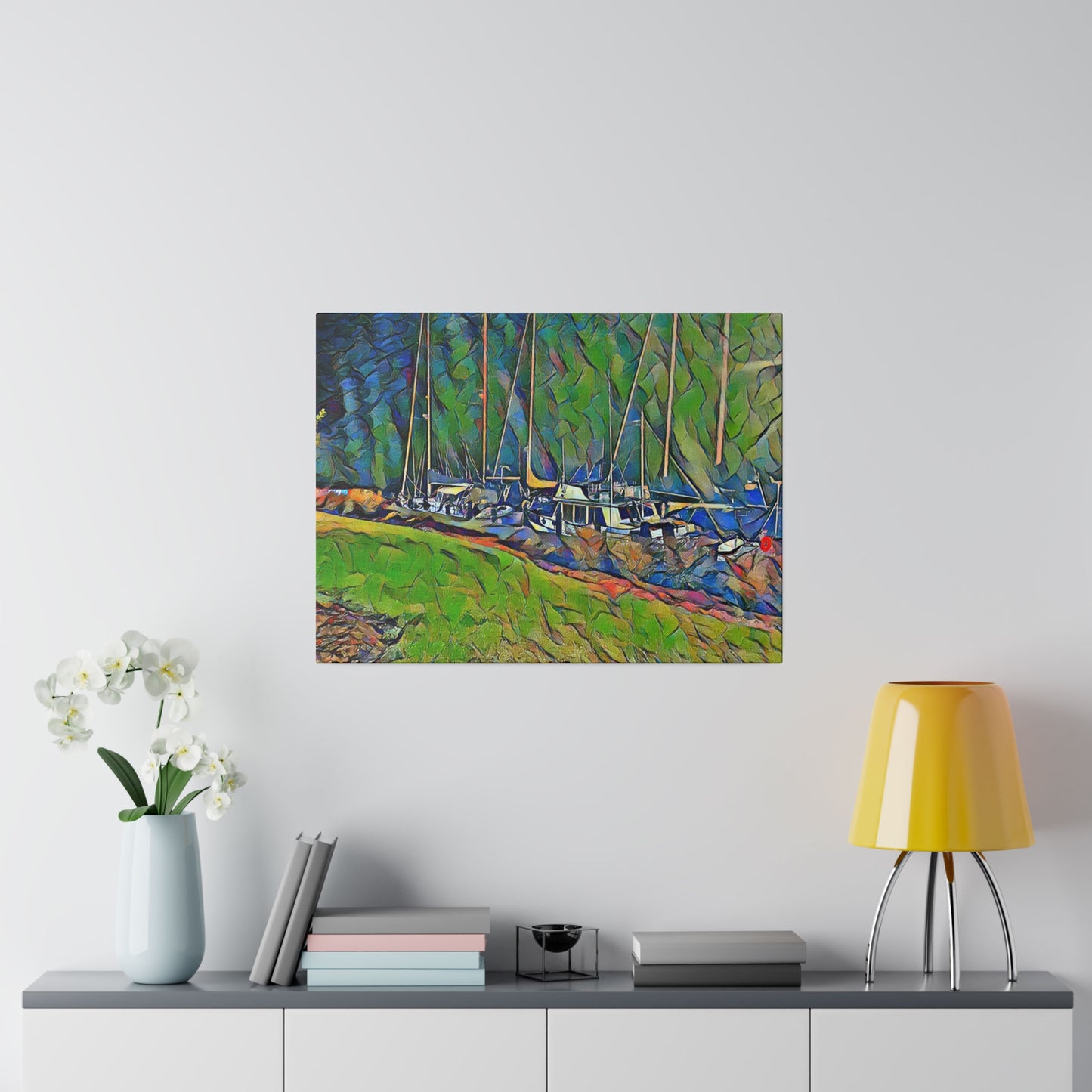 Canvas Art Print in Multiple Landscape Sizes from the Nautical Series at Intriguing Vistas