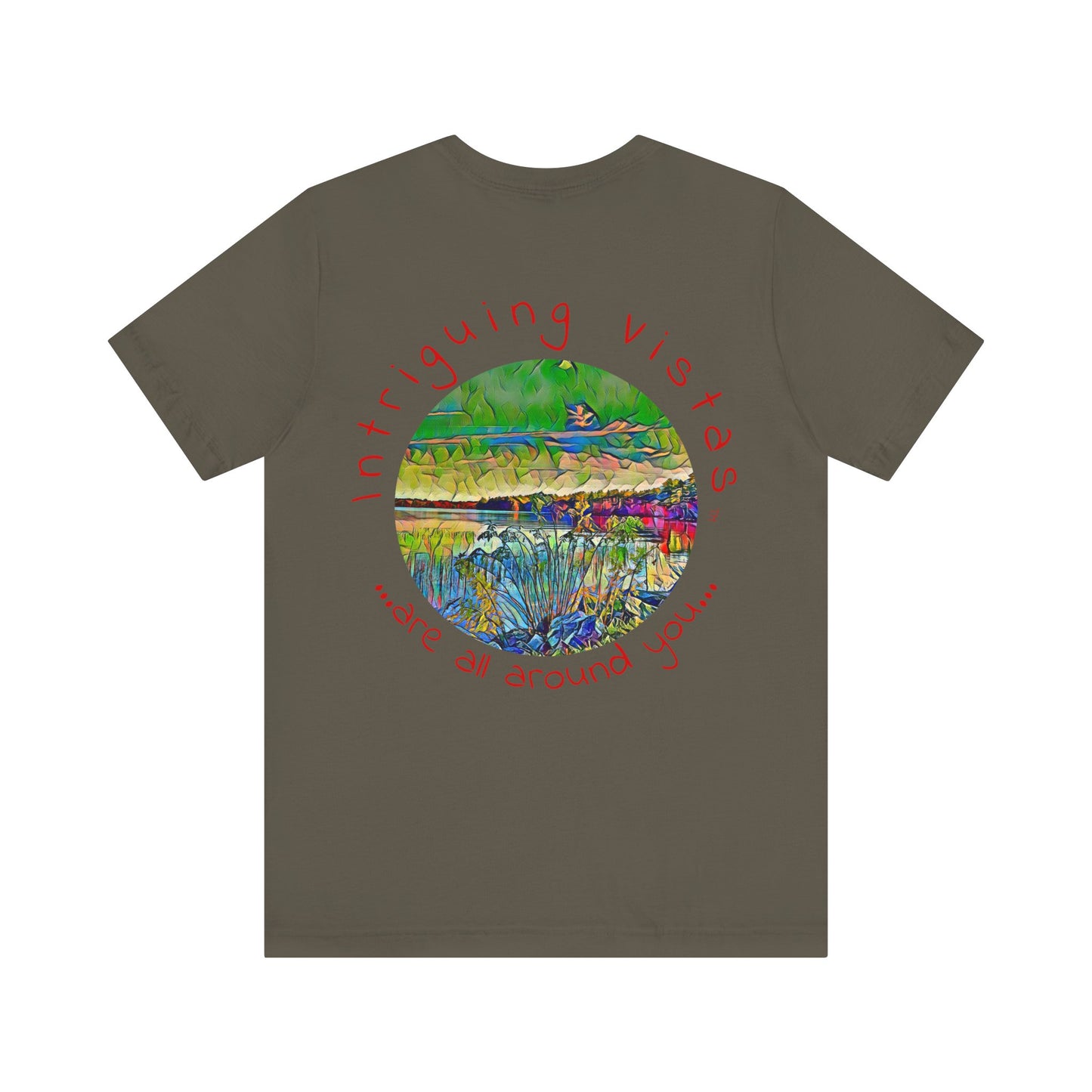 Intriguing Vistas™Scenery Series Unisex Jersey Short Sleeve Tee