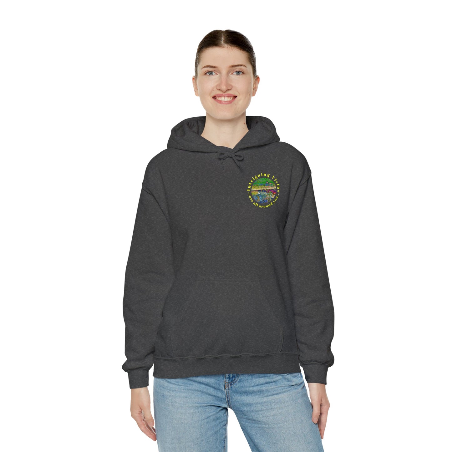 Gildan 18500 Unisex Adult Heavy Blend Crewneck Hooded Sweatshirt from the Scenery Series at Intriguing Vistas