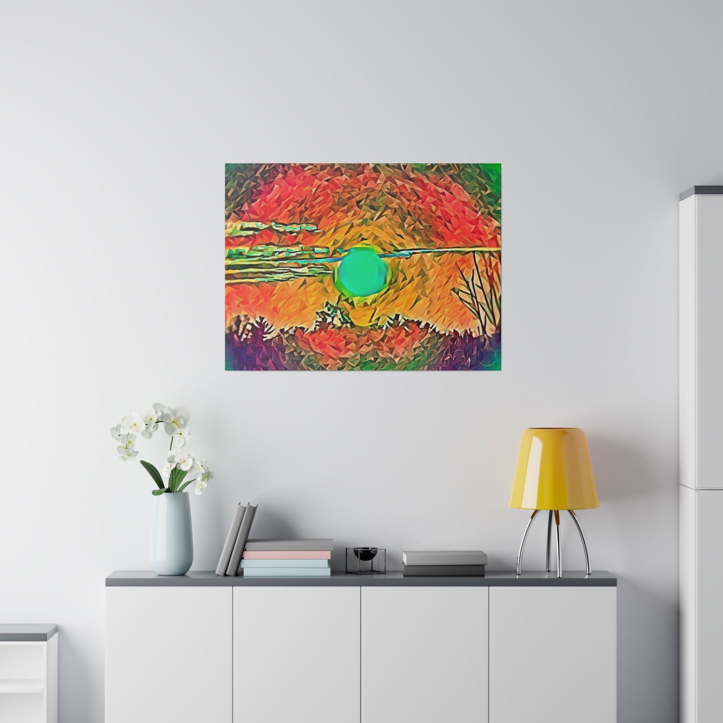 Intriguing Vistas™ Sunset Series Matte Canvas Print in 12 Landscape Sizes!!