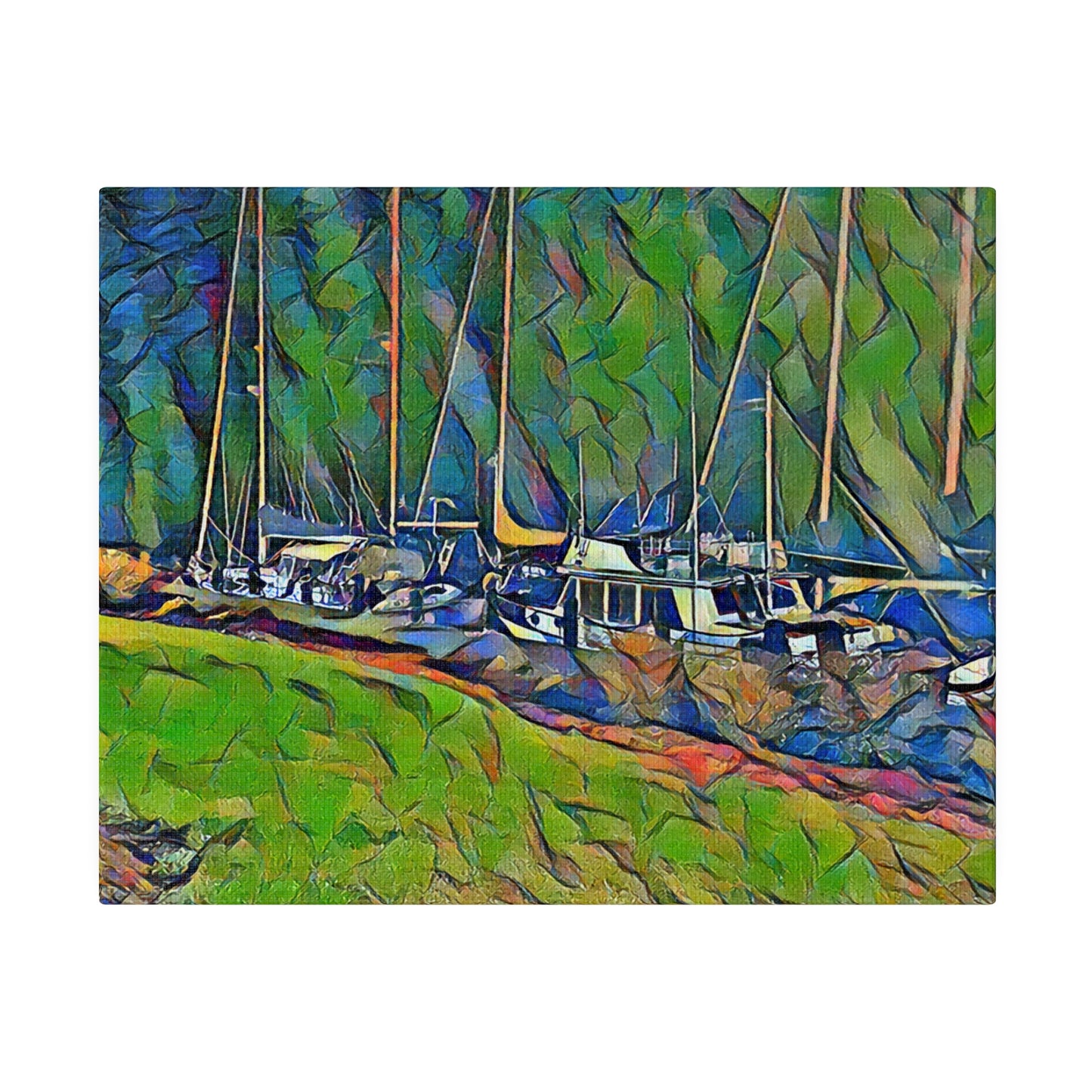 Canvas Art Print in Multiple Landscape Sizes from the Nautical Series at Intriguing Vistas