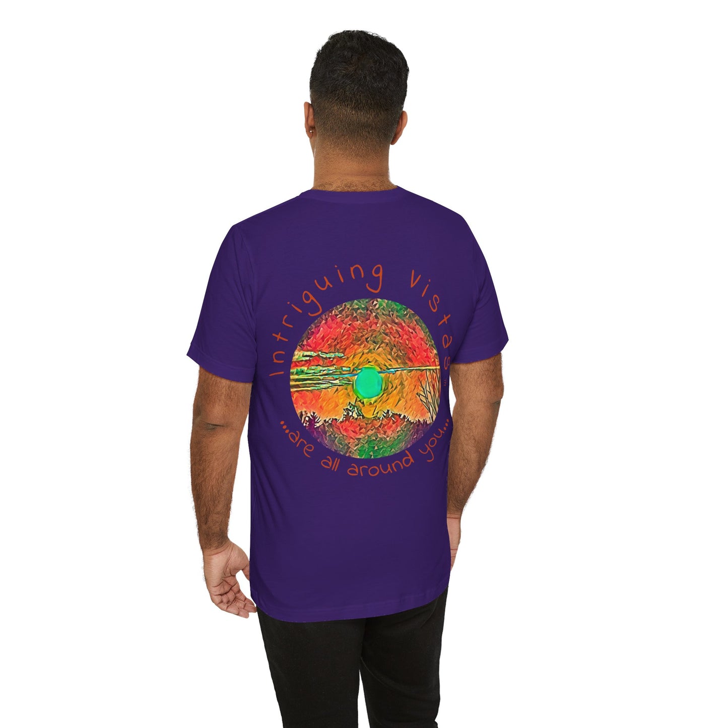 Intriguing Vistas™ Sunset Series Unisex Jersey Short Sleeve Tee