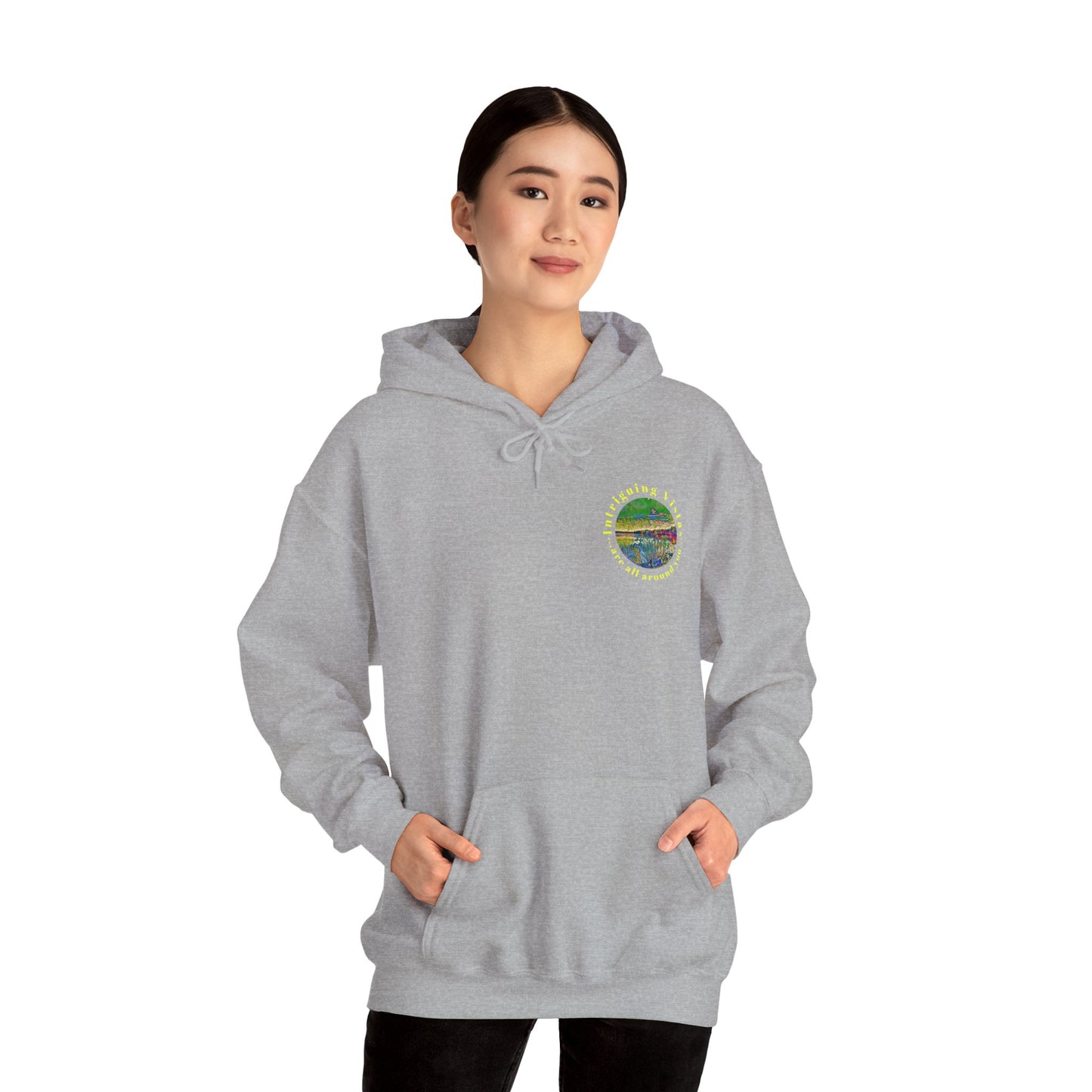 Gildan 18500 Unisex Adult Heavy Blend Crewneck Hooded Sweatshirt from the Scenery Series at Intriguing Vistas