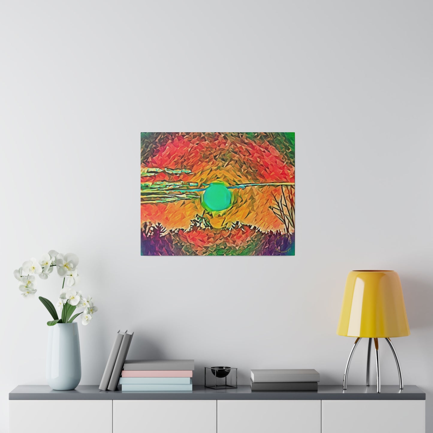 Intriguing Vistas™ Sunset Series Matte Canvas Print in 12 Landscape Sizes!!