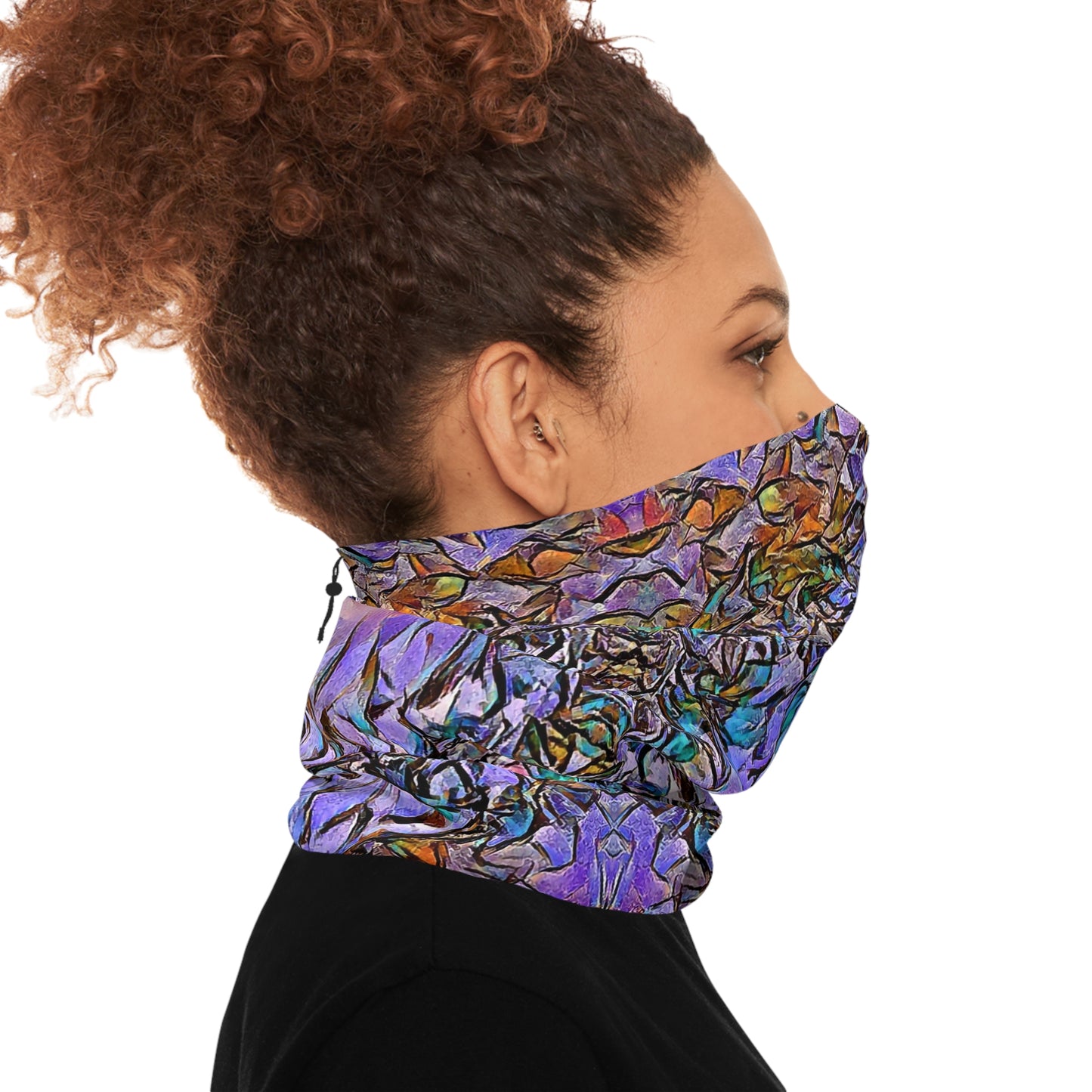 Intriguing Vistas™ Night Sky Series Winter Neck Gaiter With Drawstring