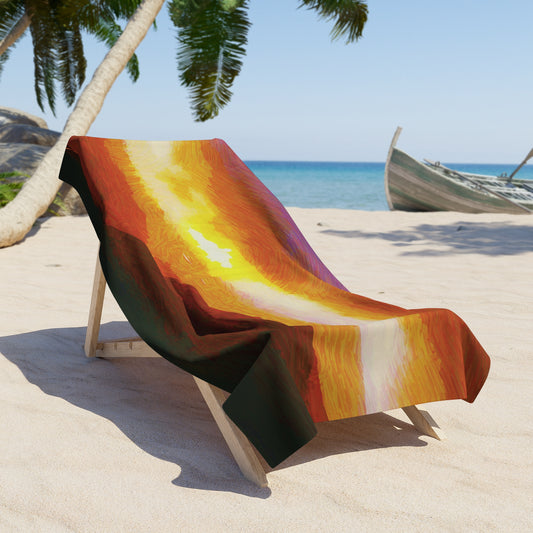 Custom Beach Towel available in two sizes from the Sunset Series at Intriguing Vistas