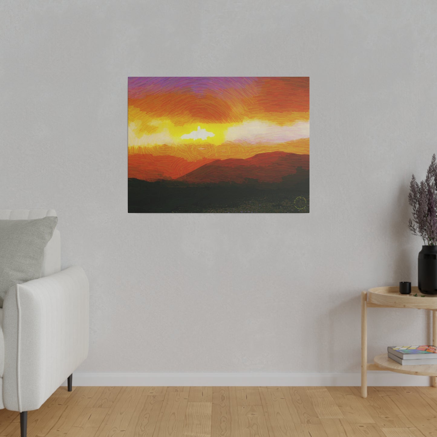 Intriguing Vistas™ Sunset Series Matte Canvas Print in 12 Landscape Sizes!!