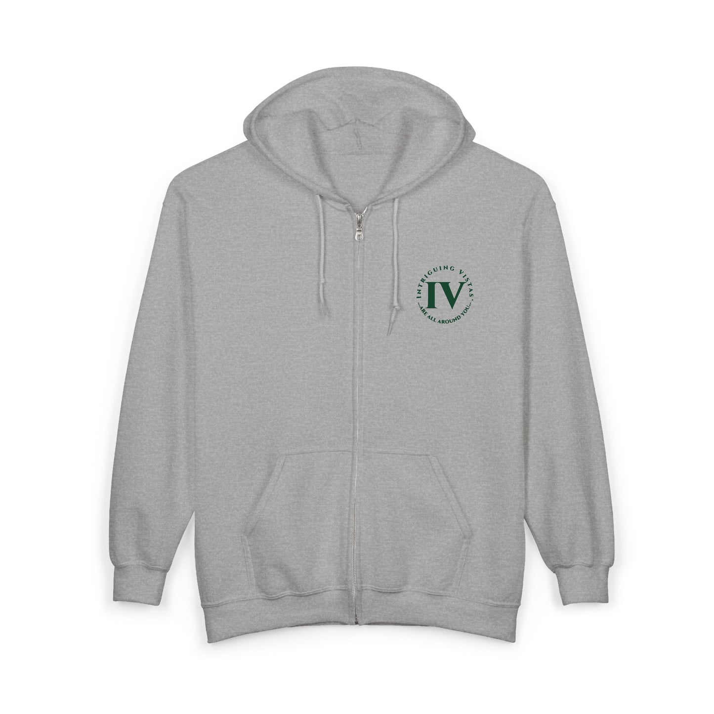 Zip Up Hoodie from Intriguing Vistas®  - Stylish Comfort for Every Adventure