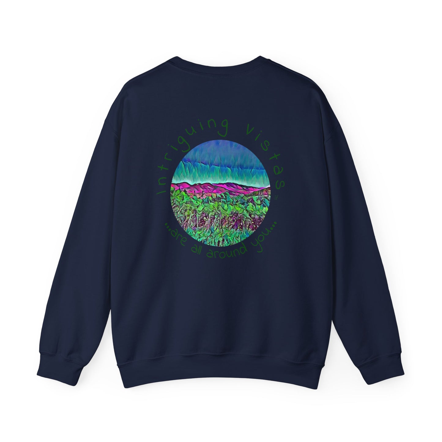 Gildan 18000 Unisex Adult Heavy Blend Crewneck Sweatshirt part of the Scenery Series from Intriguing Vistas