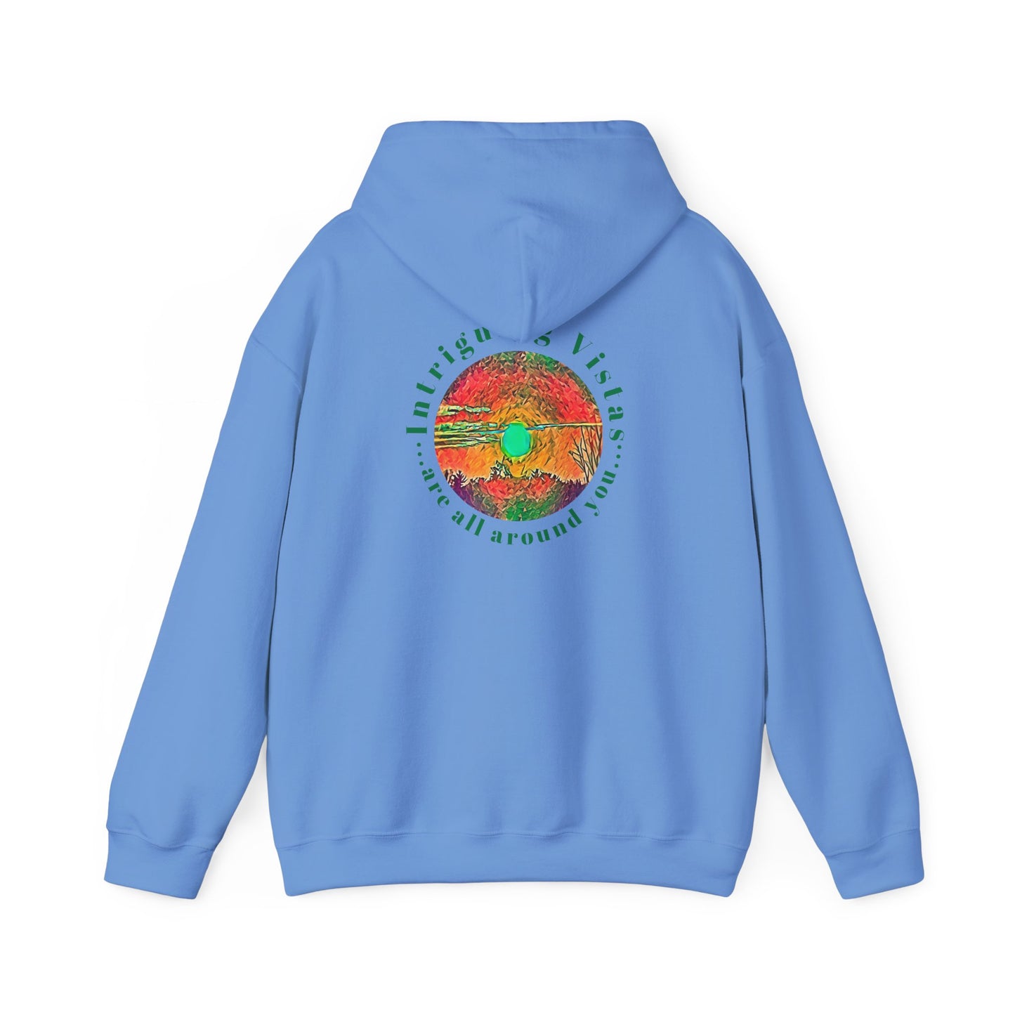 Gildan 18500 Unisex Adult Heavy Blend Crewneck Hooded Sweatshirt from the Sunset Series at Intriguing Vistas