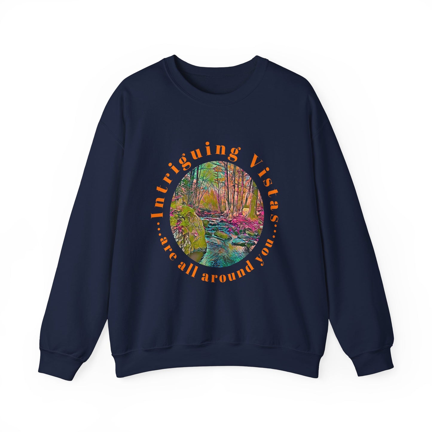 Gildan 18000 Unisex Adult Heavy Blend Crewneck Sweatshirt Available in Multiple Colors from the Scenery Series at Intriguing Vistas