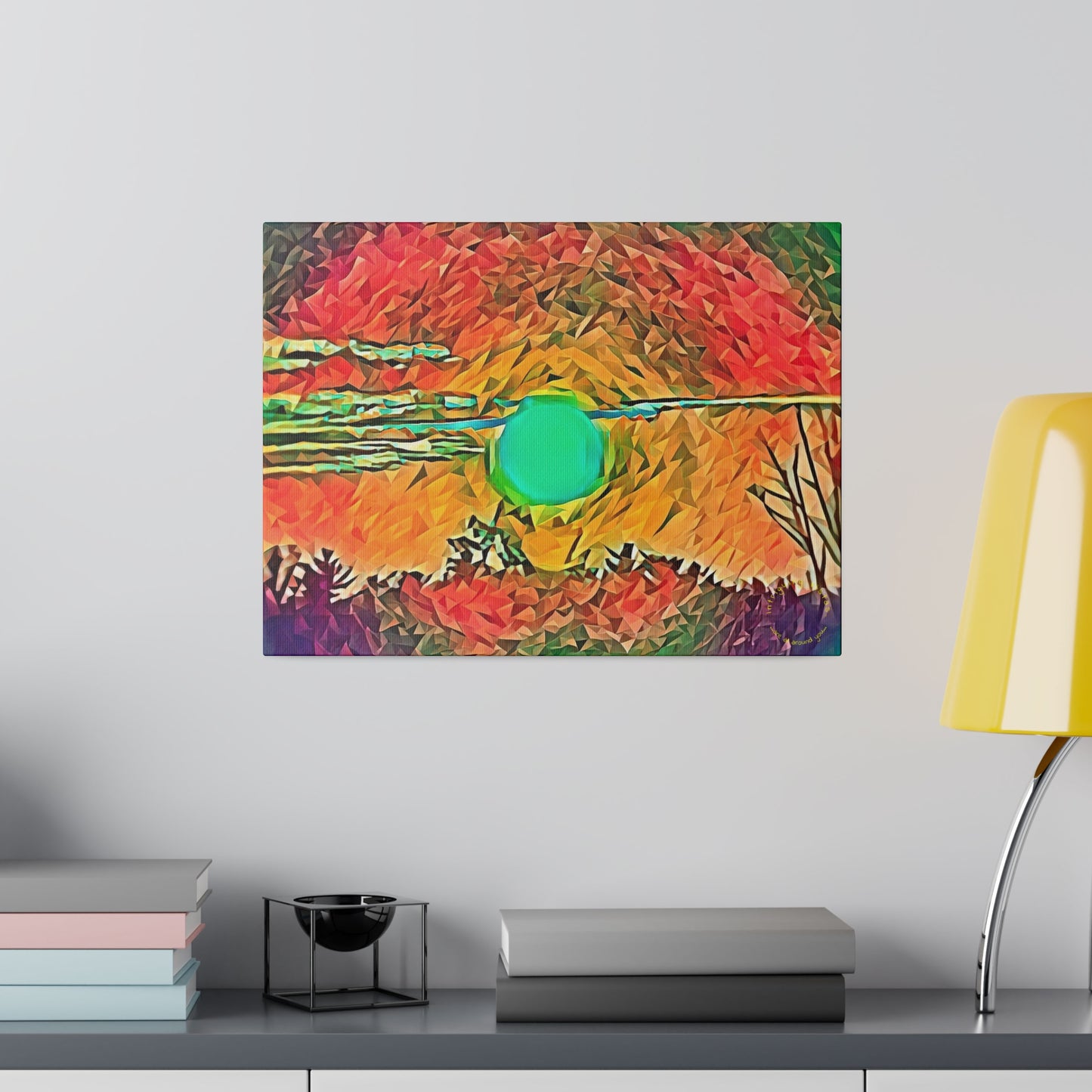 Intriguing Vistas™ Sunset Series Matte Canvas Print in 12 Landscape Sizes!!