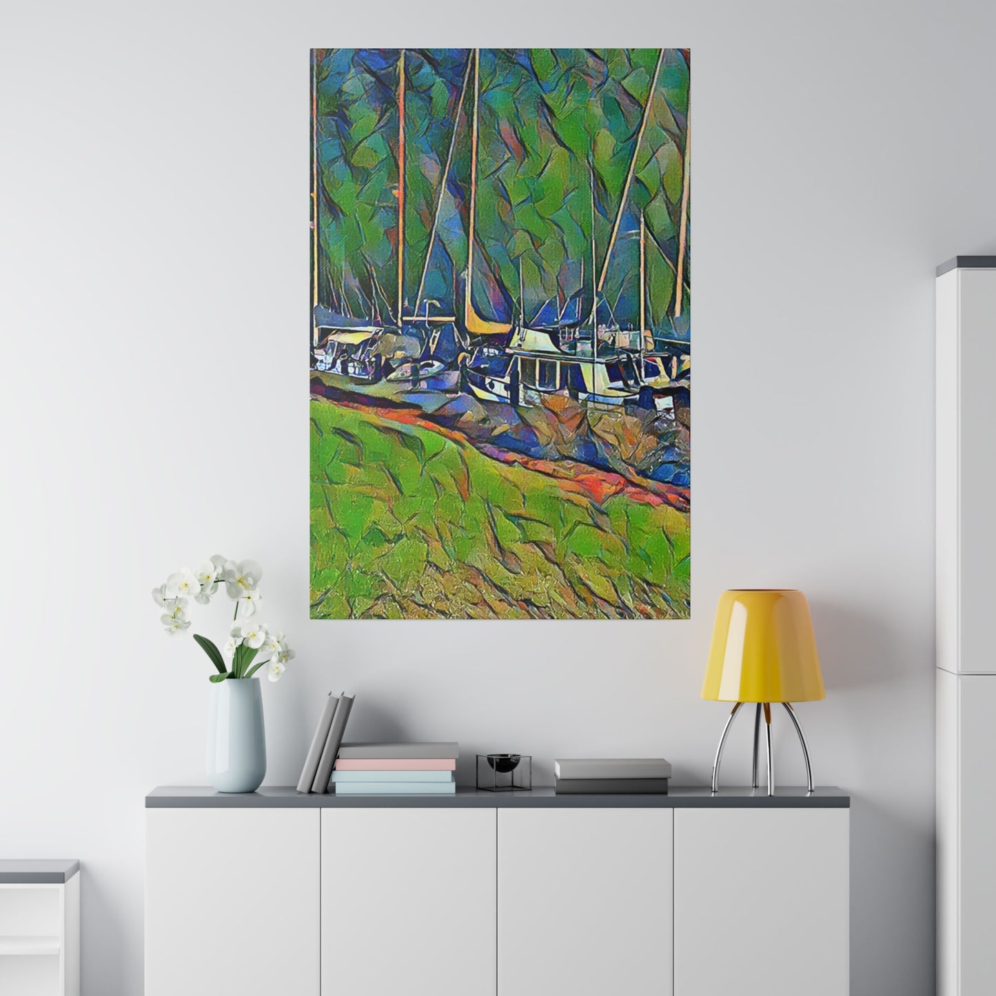 Intriguing Vistas™ Nautical Series Matte Canvas Print in 12 Portrait Sizes!!