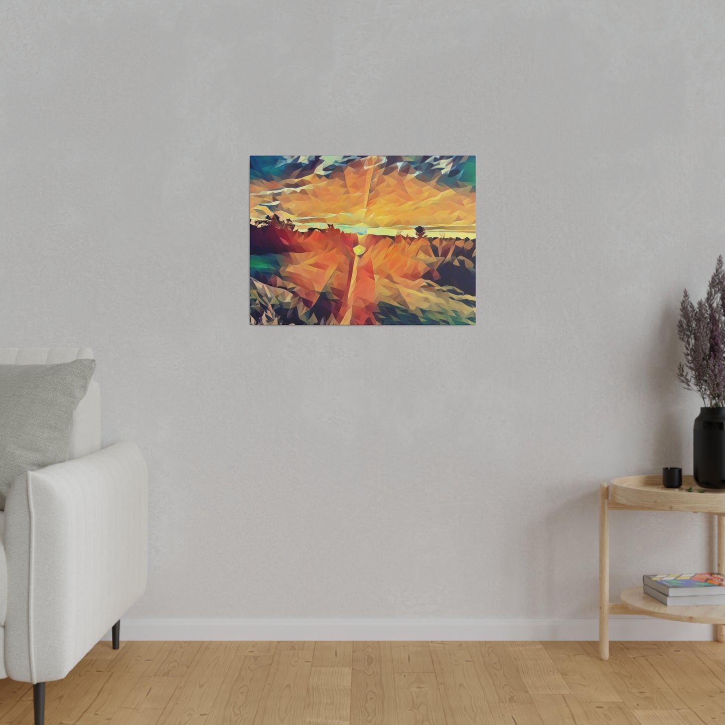 Canvas Art Print in Multiple Landscape Sizes from the Sunset Series at Intriguing Vistas