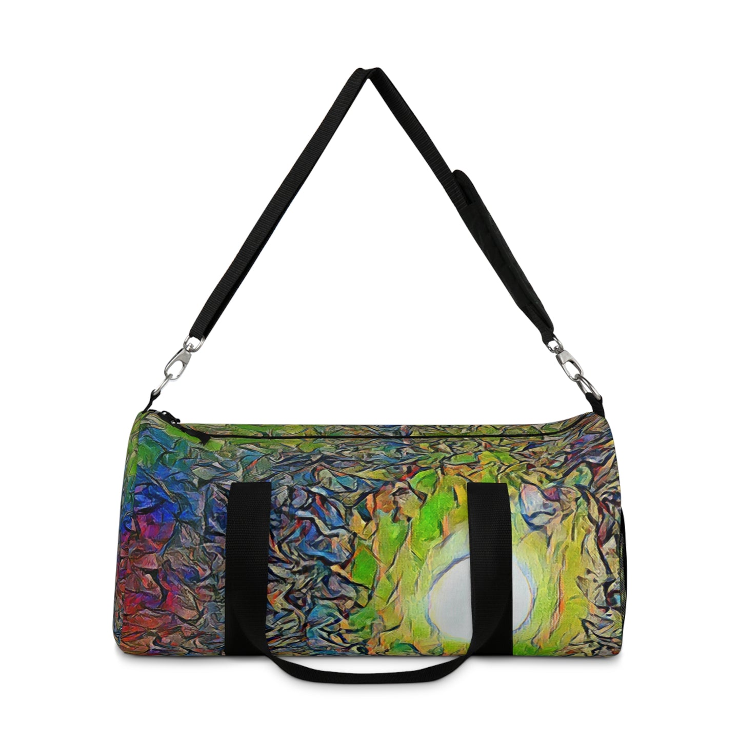 Custom Duffel Bag available in two sizes from the Night Sky Series at Intriguing Vistas