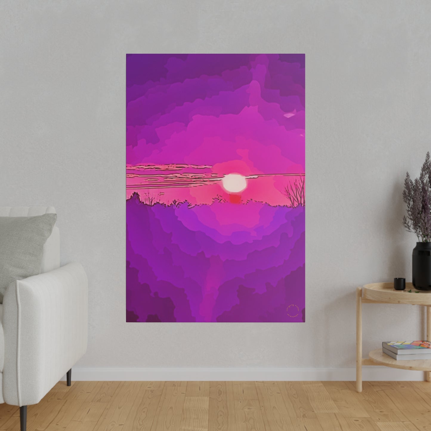 Intriguing Vistas™ Sunset Series Matte Canvas Print in 12 Vertical Sizes!!