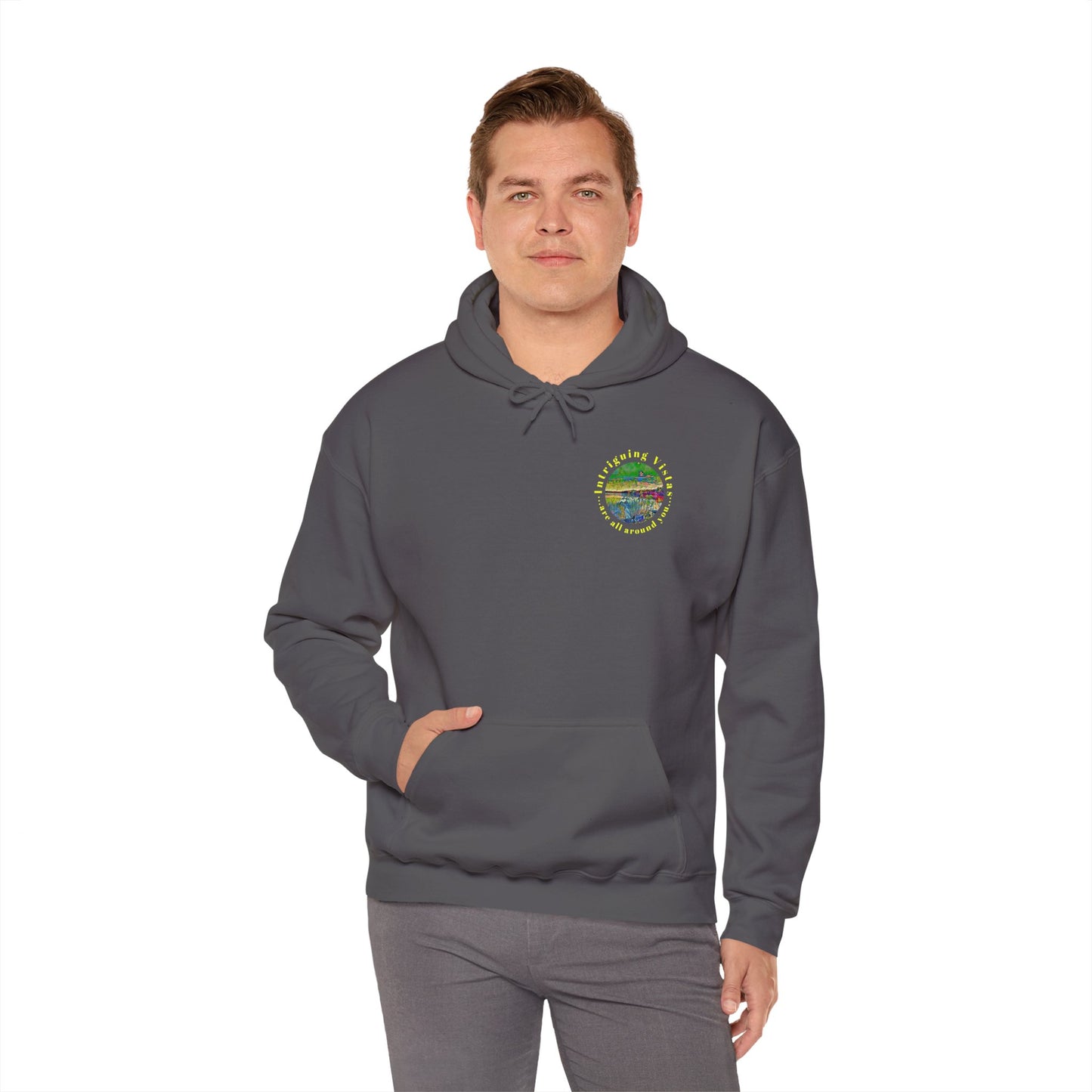 Gildan 18500 Unisex Adult Heavy Blend Crewneck Hooded Sweatshirt from the Scenery Series at Intriguing Vistas