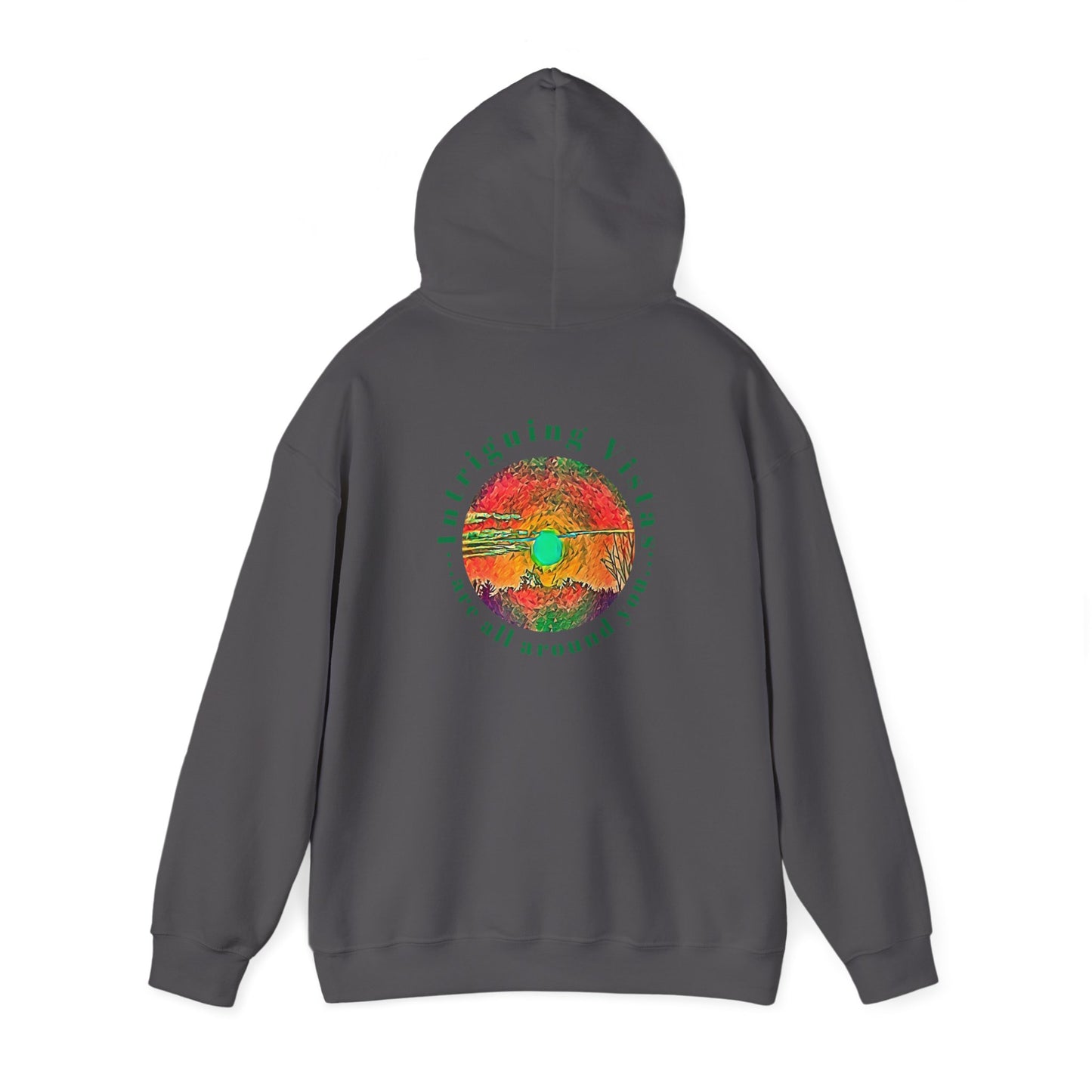 Gildan 18500 Unisex Adult Heavy Blend Crewneck Hooded Sweatshirt from the Sunset Series at Intriguing Vistas