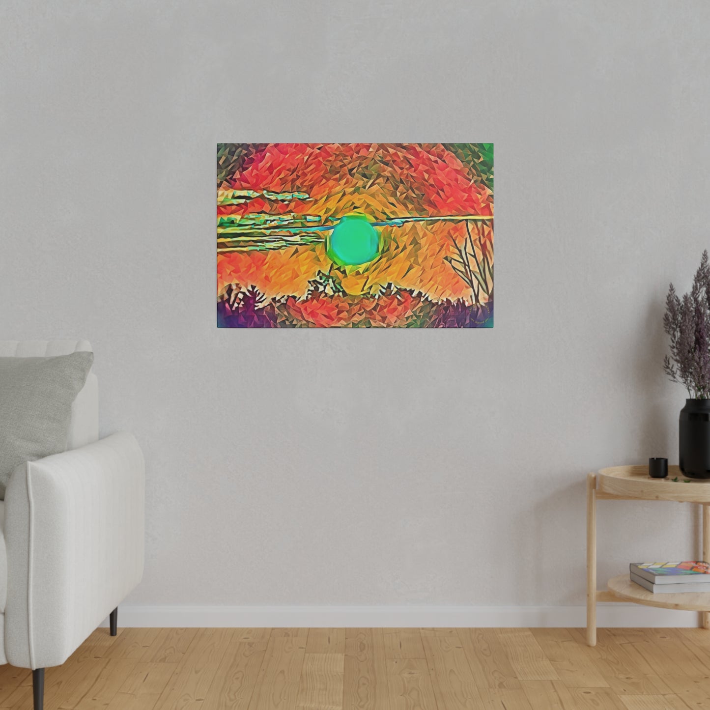 Intriguing Vistas™ Sunset Series Matte Canvas Print in 12 Landscape Sizes!!