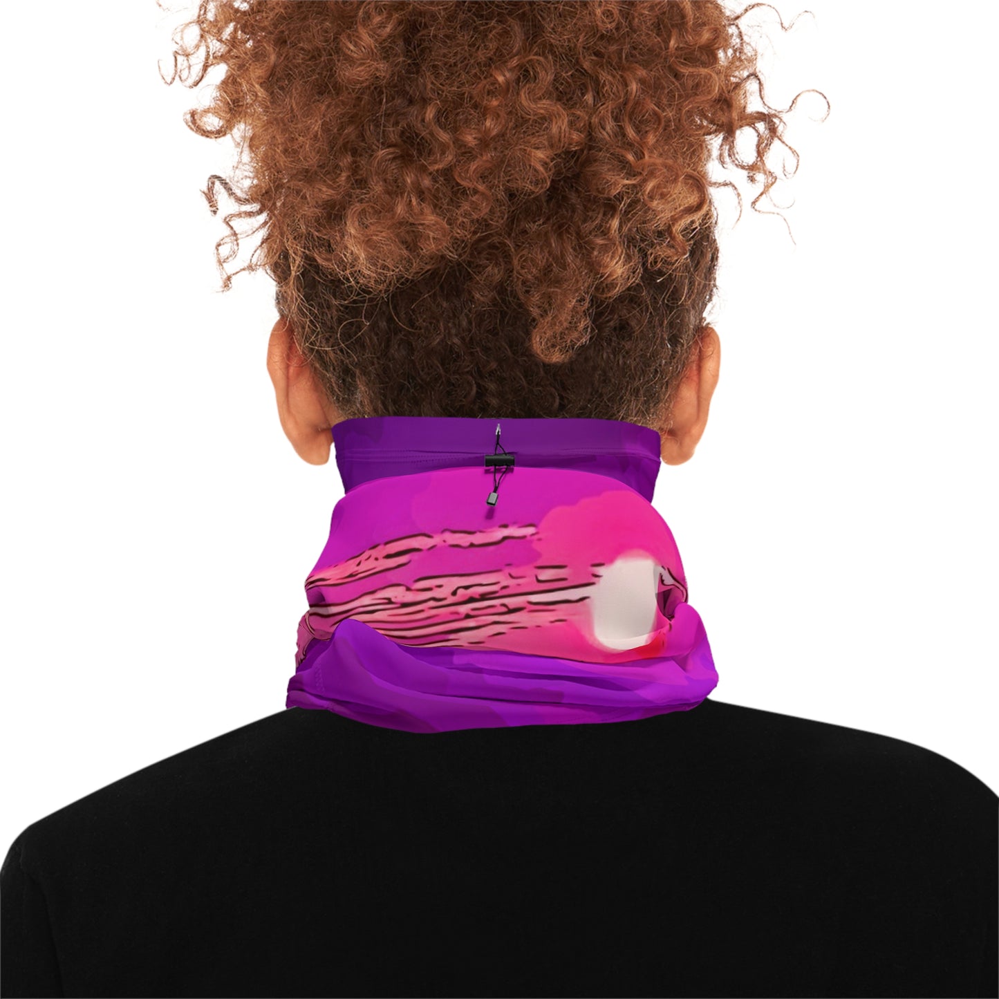 Custom Unisex Adult Winter Neck Gaiter With Drawstring From The Sunset Series At Intriguing Vistas