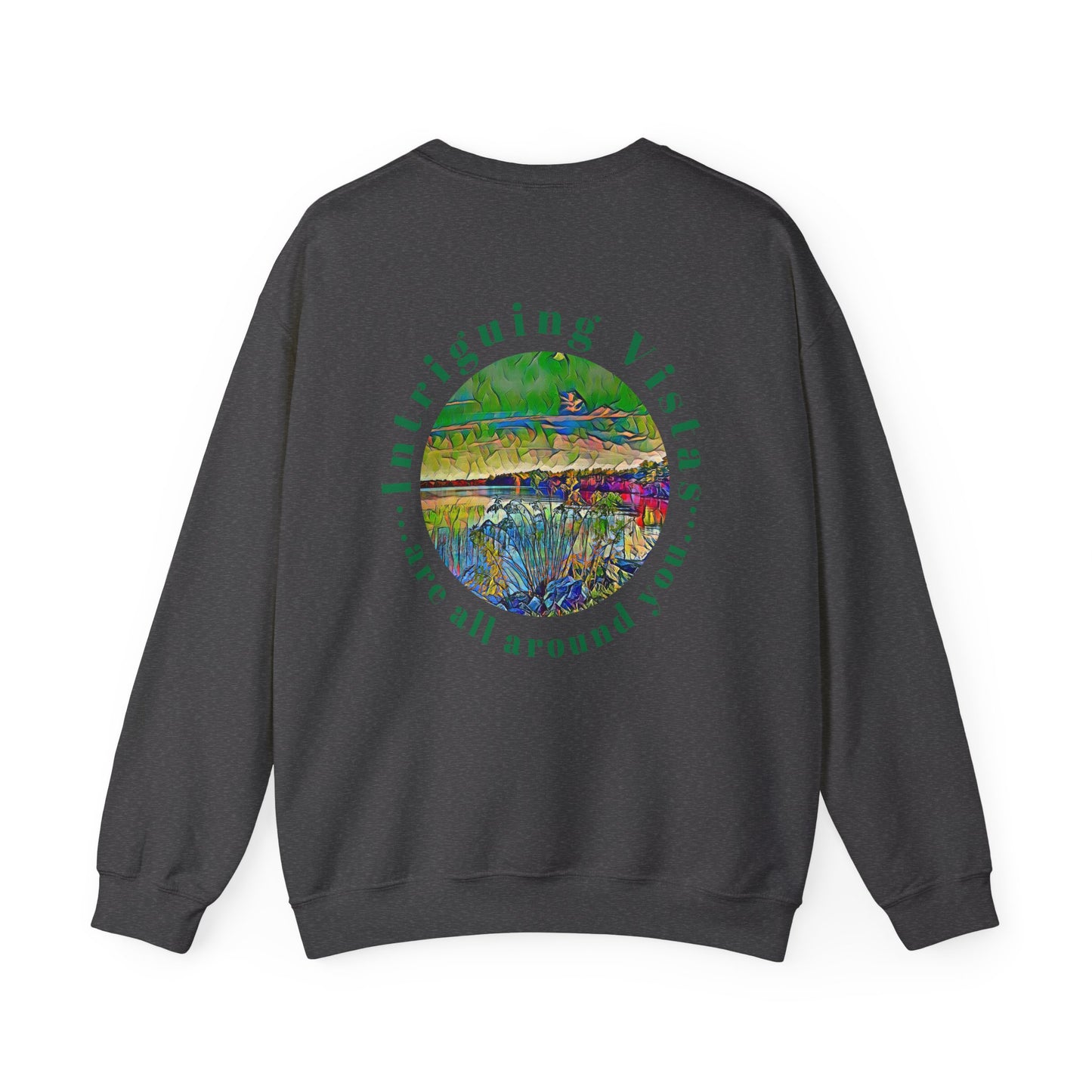 Gildan 18000 Unisex Adult Heavy Blend Crewneck Sweatshirt Available in Multiple Colors from the Scenery Series at Intriguing Vistas