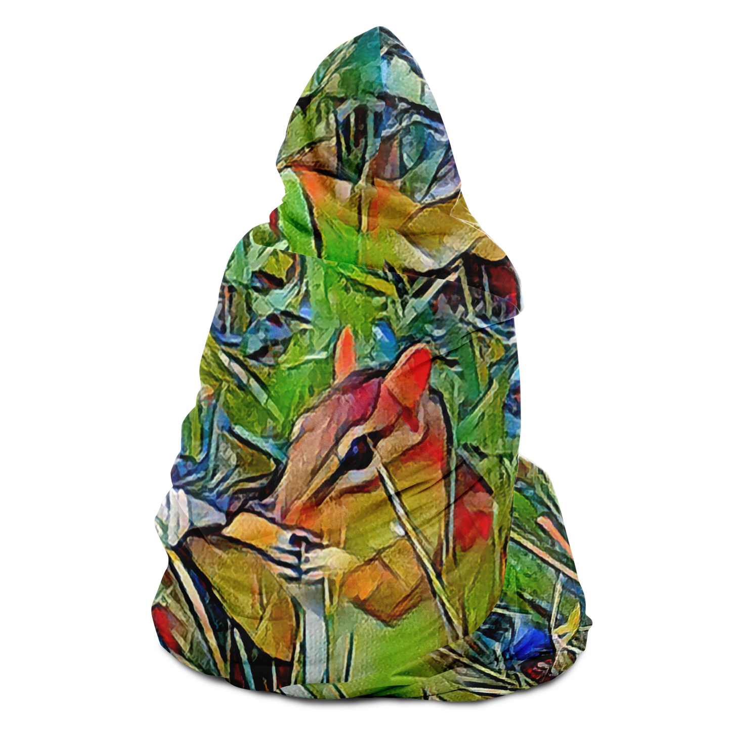 Intriguing Vistas Wildlife Series Hooded Blanket