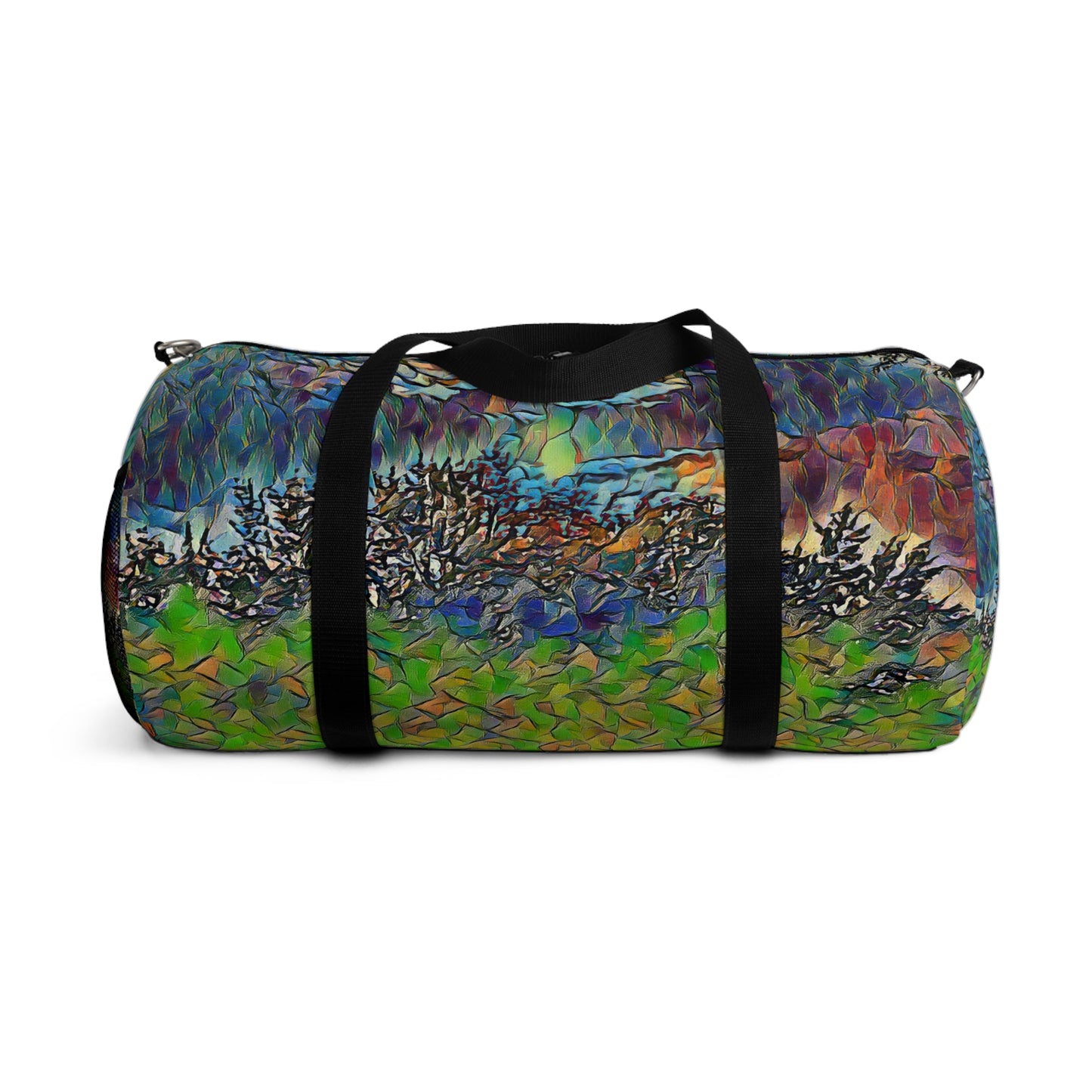 Custom Duffel Bag available in two sizes from the Night Sky Series at Intriguing Vistas