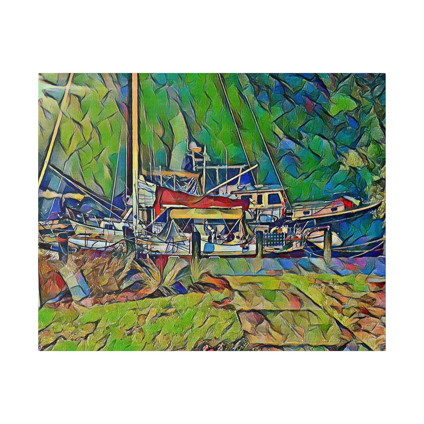 Canvas Print in Multiple Landscape Sizes from the Nautical Series at Intriguing Vistas