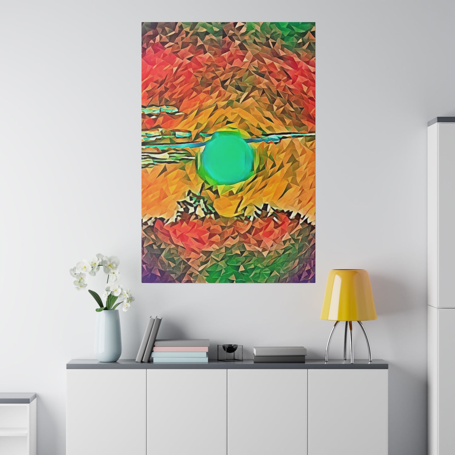 Intriguing Vistas™ Sunset Series Matte Canvas Print in 12 Portrait Sizes!!