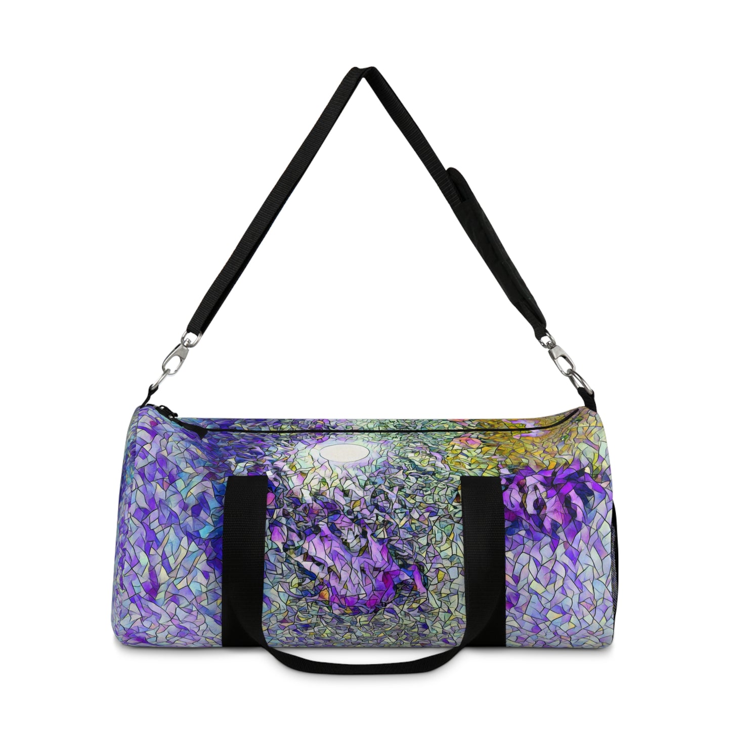 Custom Duffel Bag available in two sizes from the Night Sky Series at Intriguing Vistas