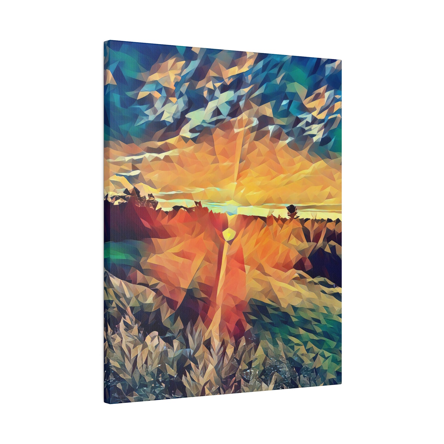 Canvas Print in Multiple Portrait Sizes from the Sunset Series at Intriguing Vistas