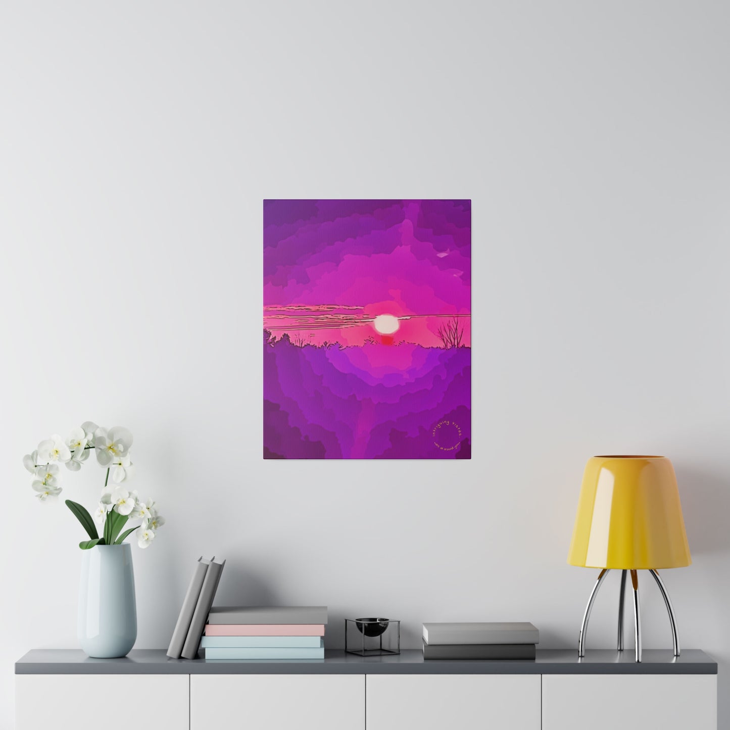 Intriguing Vistas™ Sunset Series Matte Canvas Print in 12 Vertical Sizes!!