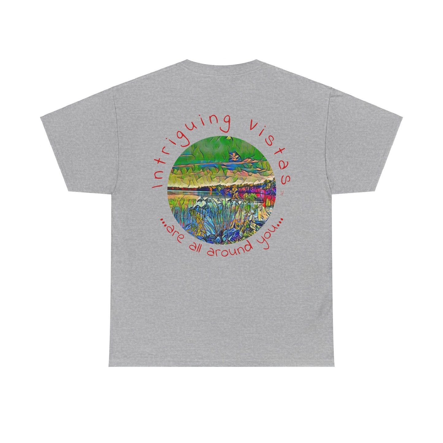 Intriguing Vistas™ Scenery Series Unisex Heavy Cotton Tee