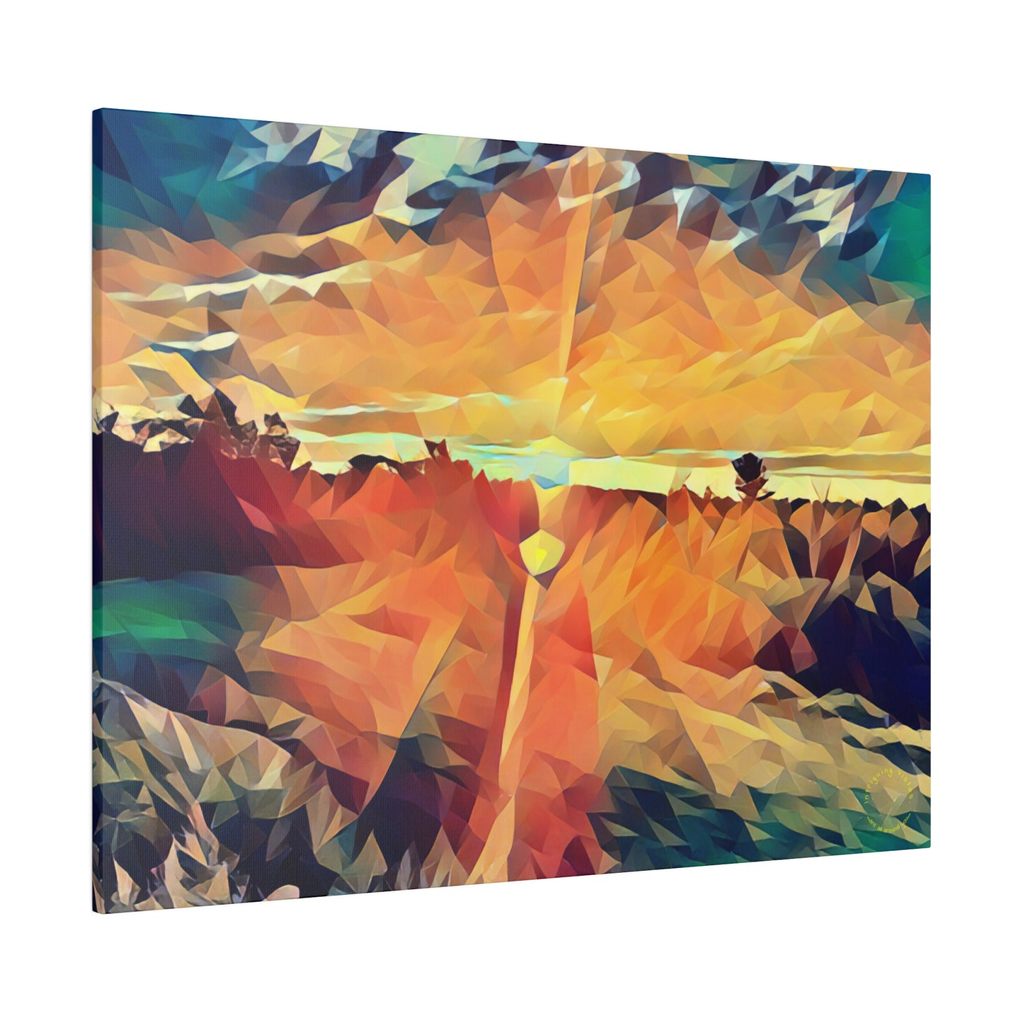 Intriguing Vistas™ Sunset Series Matte Canvas Print in 12 Horizontal Sizes!!