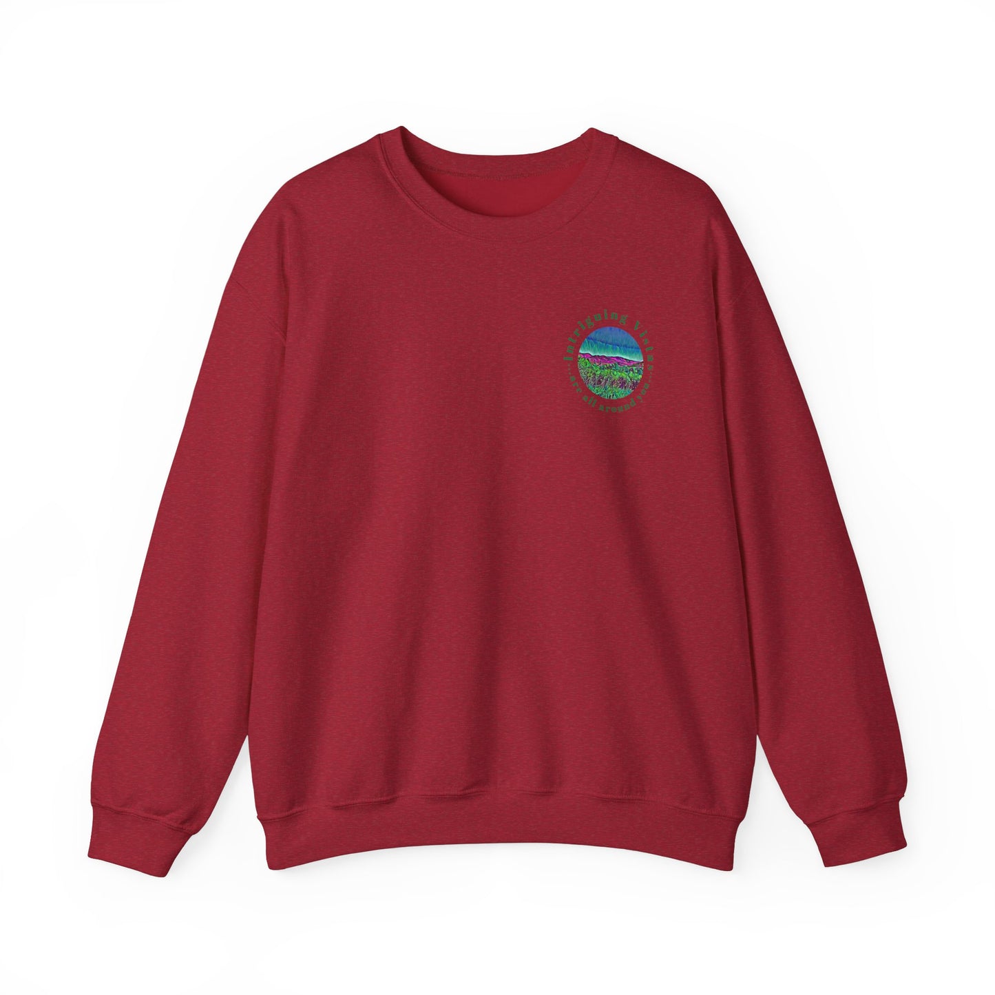 Gildan 18000 Unisex Adult Heavy Blend Crewneck Sweatshirt Available in Multiple Colors from the Scenery Series at Intriguing Vistas