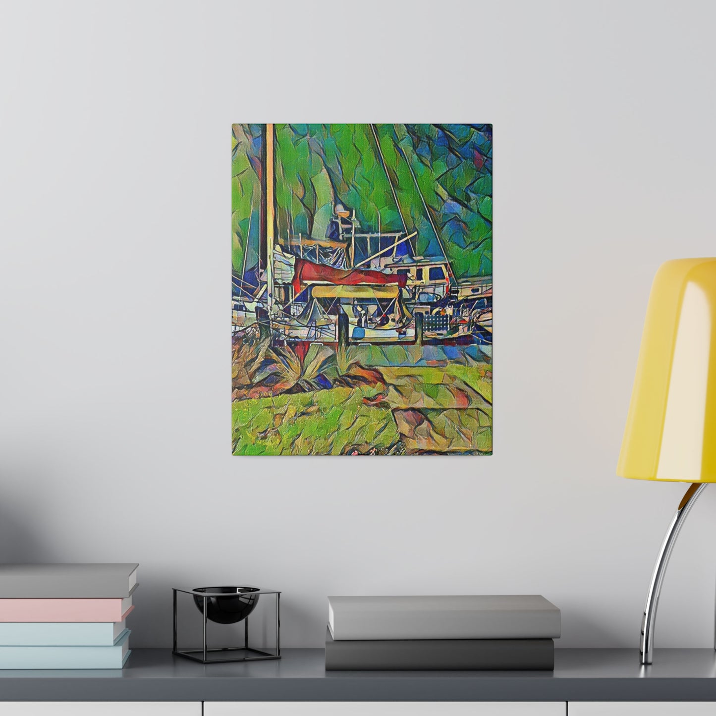 Intriguing Vistas™ Nautical Series Matte Canvas Print in 12 Portrait Sizes!!