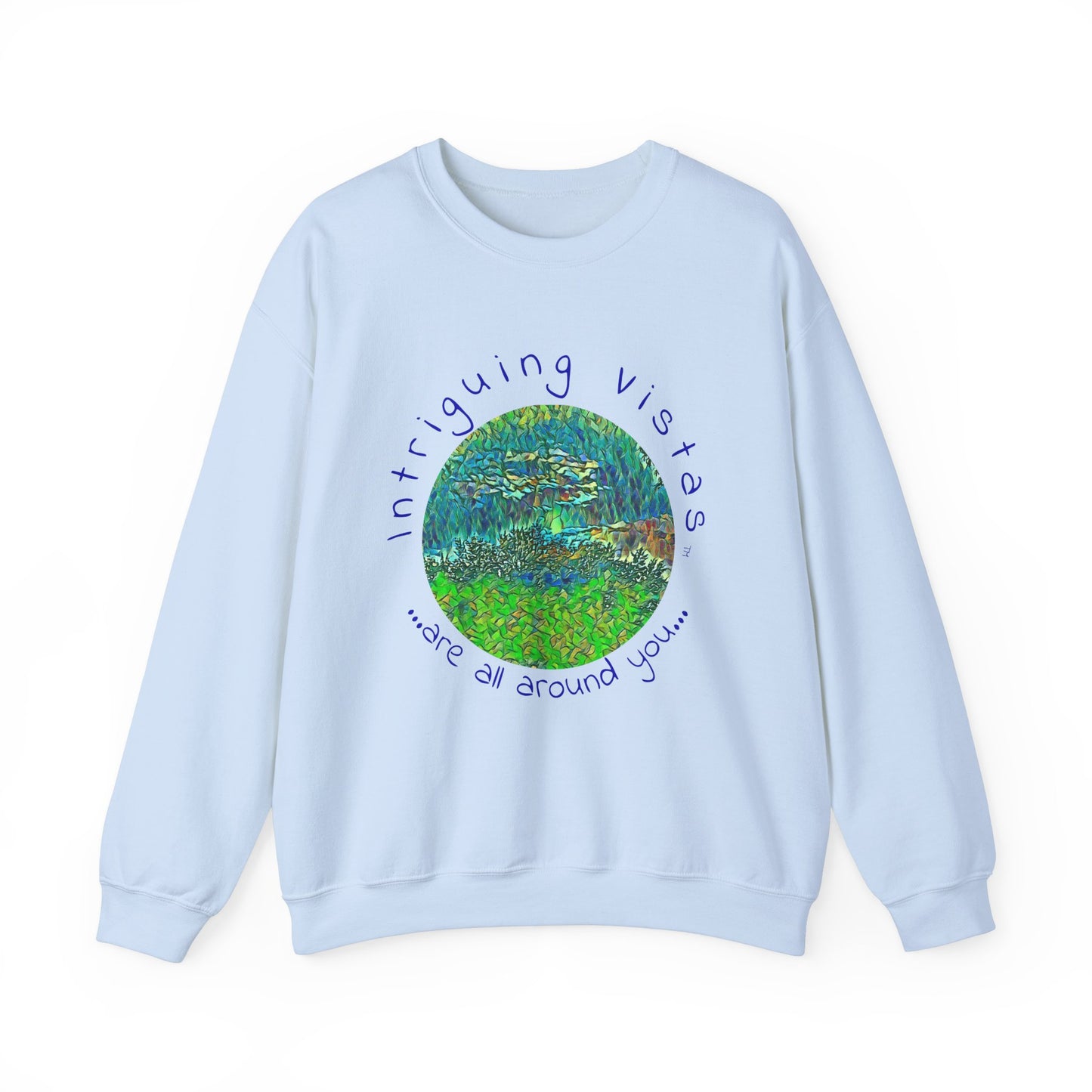 Gildan 18000 Unisex Adult Heavy Blend Crewneck Sweatshirt from the Night Sky Series at Intriguing Vistas